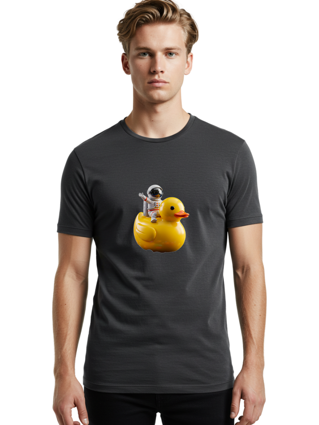 Astronaut-On-Duck Men'S Graphic Tee, 100% Cotton, Comfortable Casual Summer Wear, Machine Washable, Vintage Camera, Old Camera, Antique Camera, Black Camera, Classic Photography, Photography Equipment, Nostalgic Device, Film Camera, Camera Art Baj972