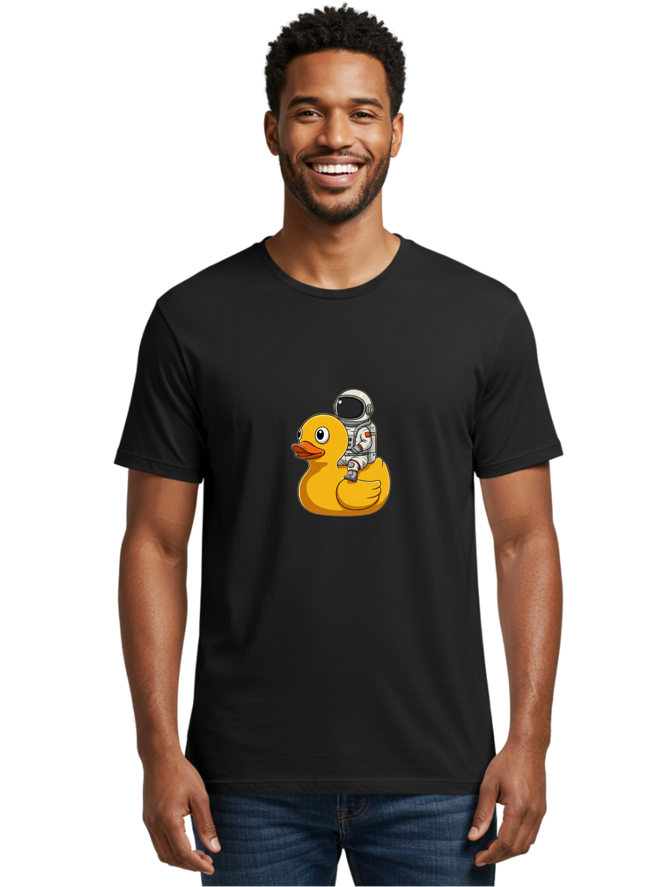 Astronaut-On-Rubber-Duck Men'S Graphic Tee, 100% Cotton, Comfortable Casual Summer Wear, Machine Washable, Vintage Camera, Old Camera, Antique Camera, Black Camera, Classic Photography, Photography Equipment, Nostalgic Device, Film Camera, Baj974