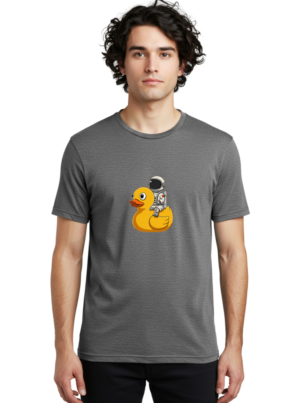 Astronaut-On-Rubber-Duck Men'S Graphic Tee, 100% Cotton, Comfortable Casual Summer Wear, Machine Washable, Vintage Camera, Old Camera, Antique Camera, Black Camera, Classic Photography, Photography Equipment, Nostalgic Device, Film Camera, Baj974