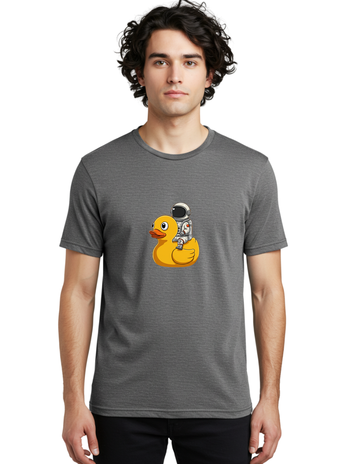 Astronaut-On-Rubber-Duck Men'S Graphic Tee, 100% Cotton, Comfortable Casual Summer Wear, Machine Washable, Vintage Camera, Old Camera, Antique Camera, Black Camera, Classic Photography, Photography Equipment, Nostalgic Device, Film Camera, Baj974