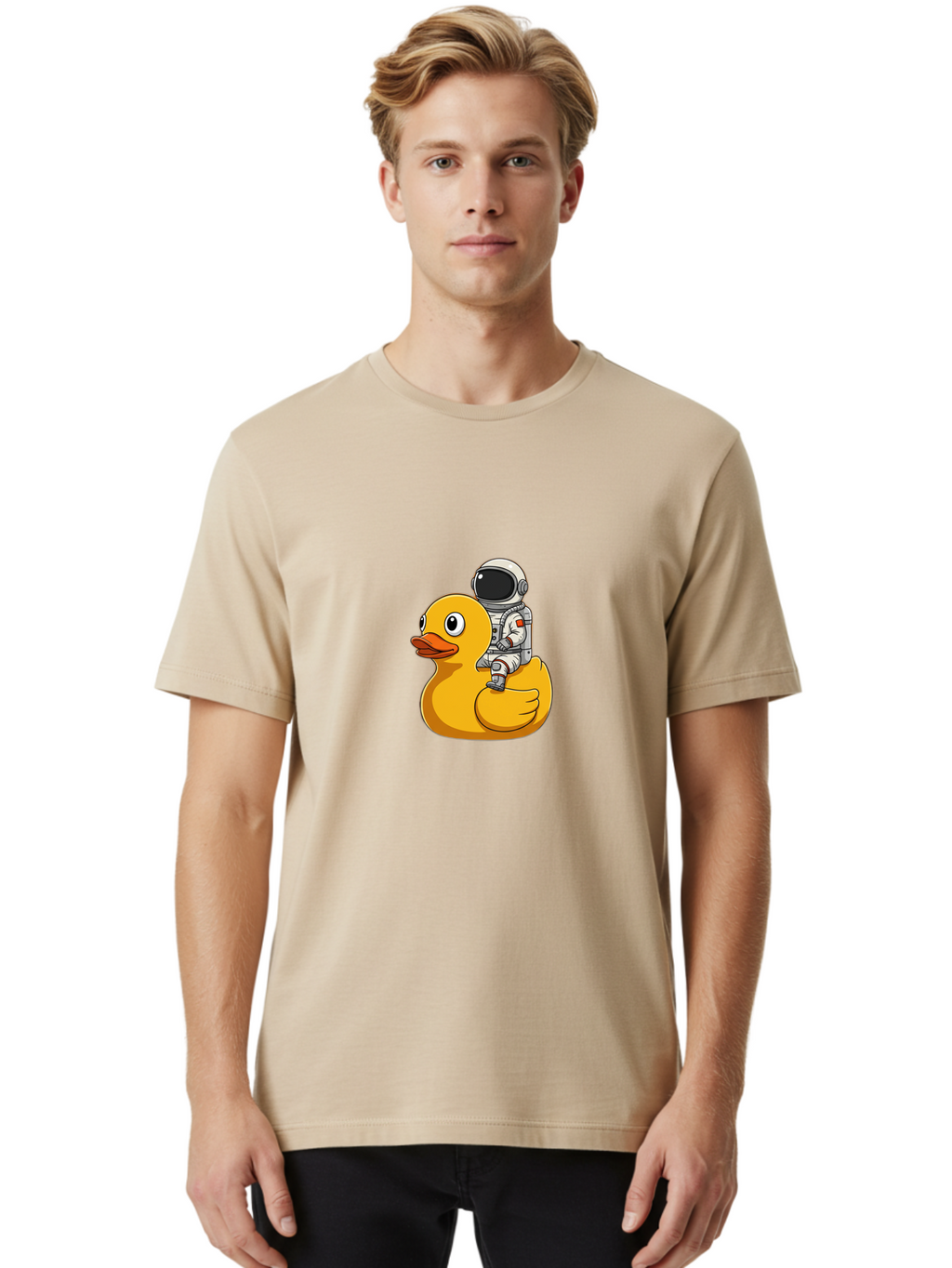 Astronaut-On-Rubber-Duck Men'S Graphic Tee, 100% Cotton, Comfortable Casual Summer Wear, Machine Washable, Vintage Camera, Old Camera, Antique Camera, Black Camera, Classic Photography, Photography Equipment, Nostalgic Device, Film Camera, Baj974