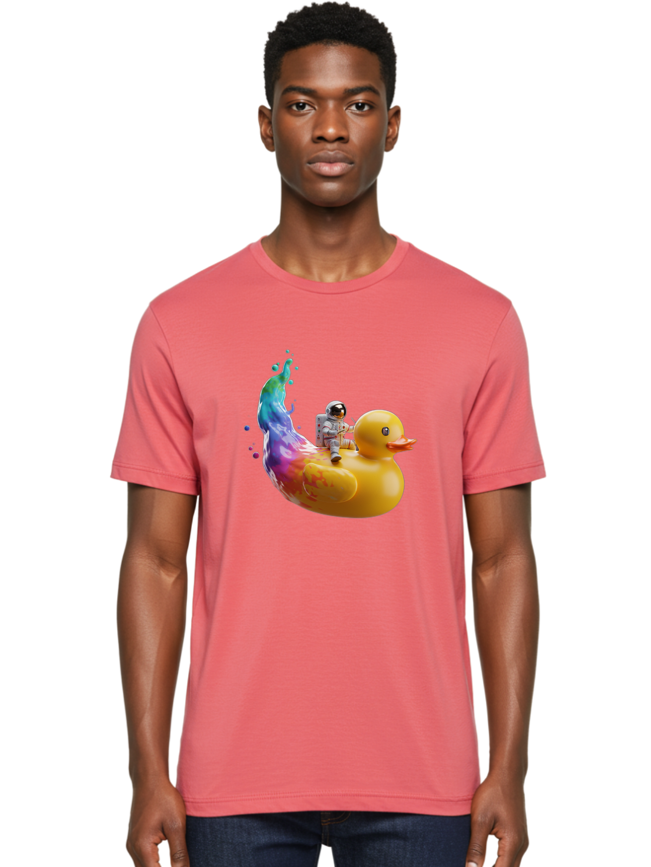 Astronaut-Riding-Duck Men'S Graphic Tee, 100% Cotton, Comfortable Casual Summer Wear, Machine Washable, Vintage Camera, Old Camera, Antique Camera, Black Camera, Classic Photography, Photography Equipment, Nostalgic Device, Film Camera, Baj976
