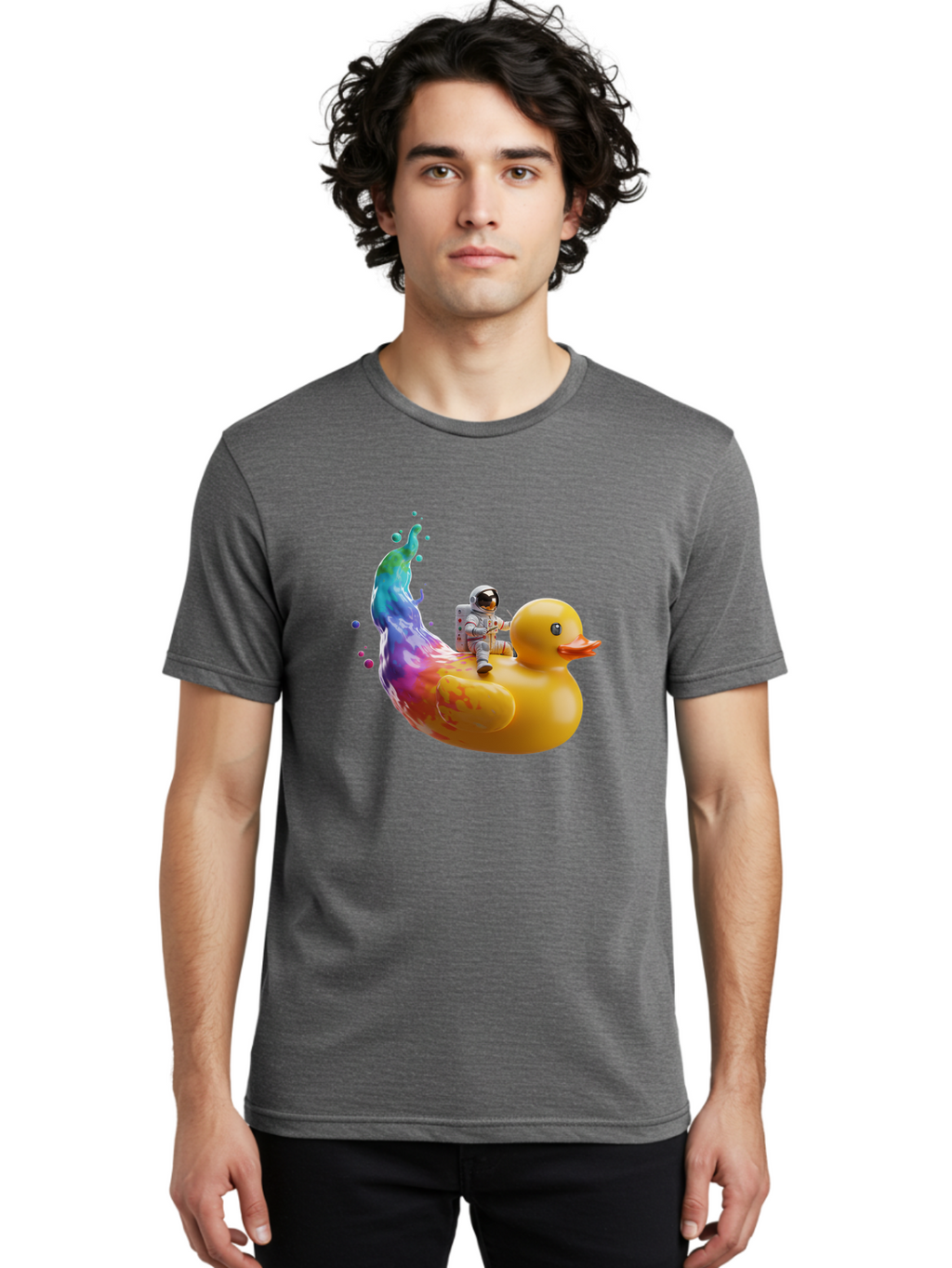 Astronaut-Riding-Duck Men'S Graphic Tee, 100% Cotton, Comfortable Casual Summer Wear, Machine Washable, Vintage Camera, Old Camera, Antique Camera, Black Camera, Classic Photography, Photography Equipment, Nostalgic Device, Film Camera, Baj976