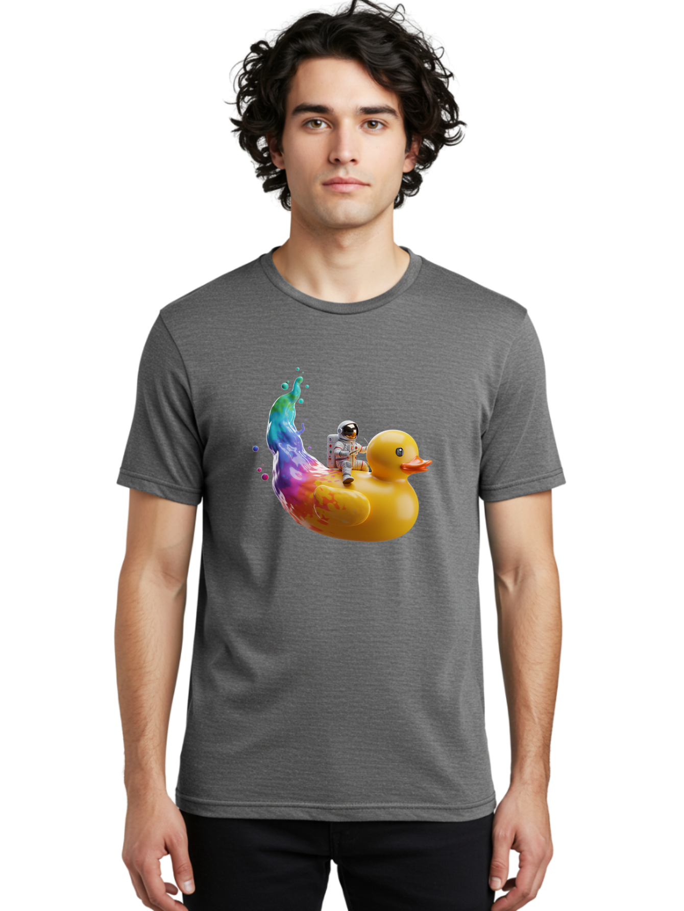 Astronaut-Riding-Duck Men'S Graphic Tee, 100% Cotton, Comfortable Casual Summer Wear, Machine Washable, Vintage Camera, Old Camera, Antique Camera, Black Camera, Classic Photography, Photography Equipment, Nostalgic Device, Film Camera, Baj976