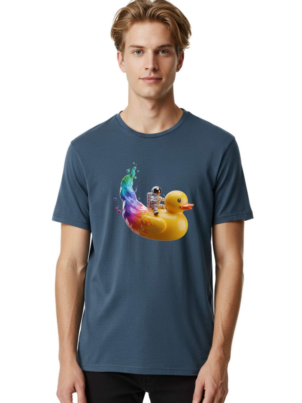 Astronaut-Riding-Duck Men'S Graphic Tee, 100% Cotton, Comfortable Casual Summer Wear, Machine Washable, Vintage Camera, Old Camera, Antique Camera, Black Camera, Classic Photography, Photography Equipment, Nostalgic Device, Film Camera, Baj976