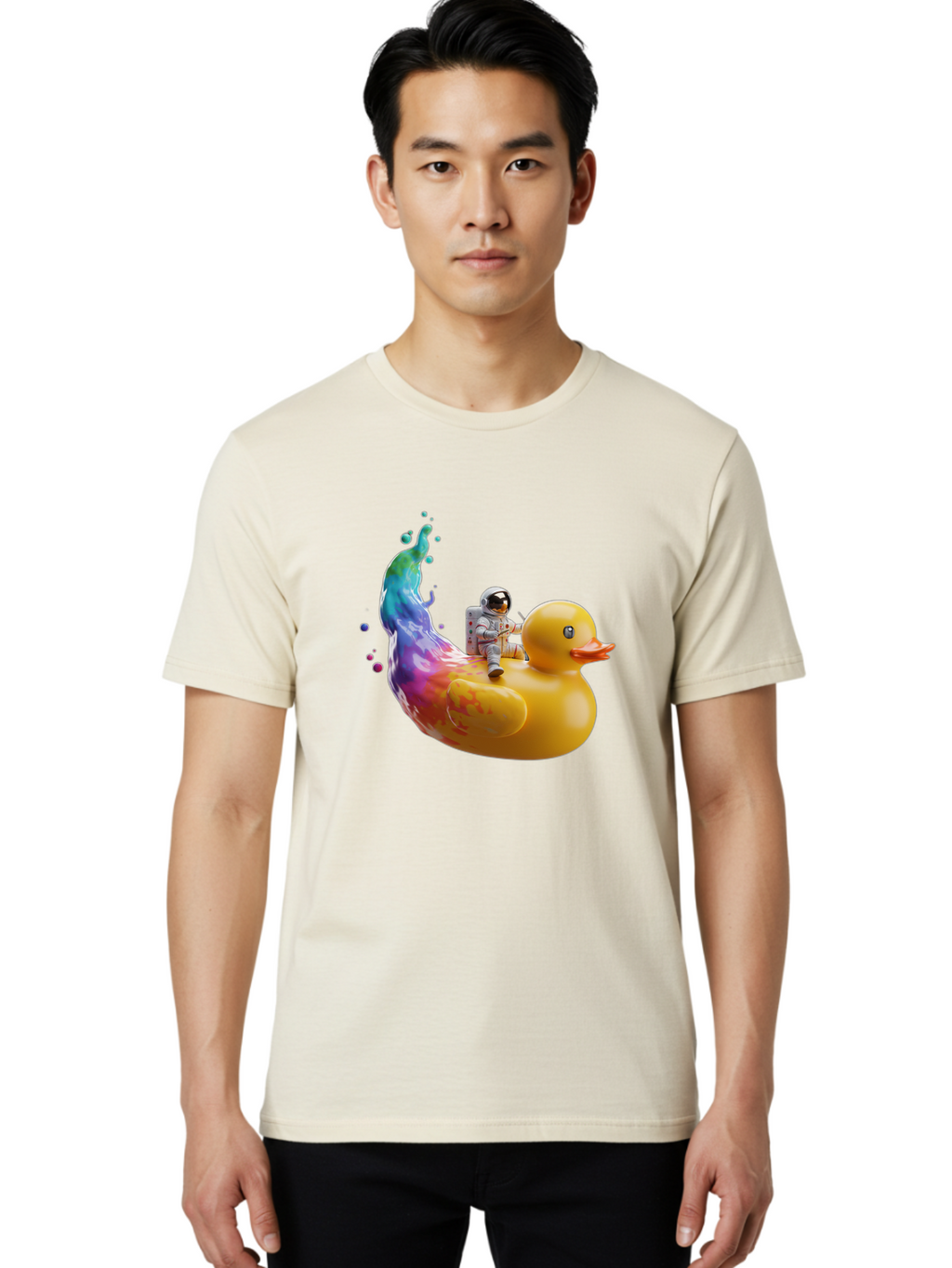 Astronaut-Riding-Duck Men'S Graphic Tee, 100% Cotton, Comfortable Casual Summer Wear, Machine Washable, Vintage Camera, Old Camera, Antique Camera, Black Camera, Classic Photography, Photography Equipment, Nostalgic Device, Film Camera, Baj976