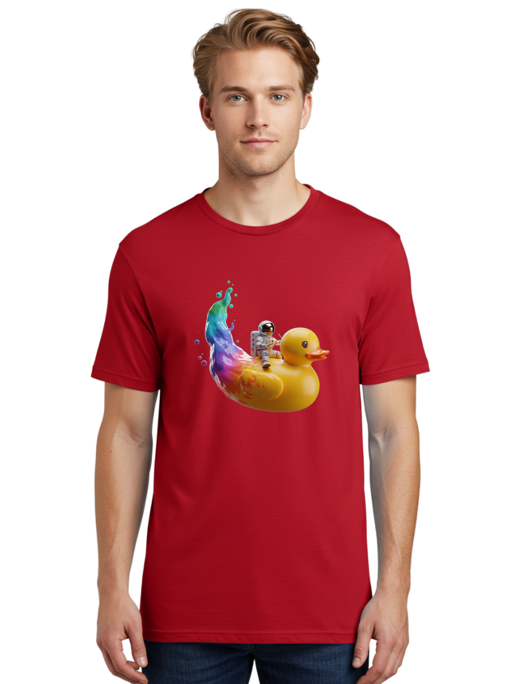 Astronaut-Riding-Duck Men'S Graphic Tee, 100% Cotton, Comfortable Casual Summer Wear, Machine Washable, Vintage Camera, Old Camera, Antique Camera, Black Camera, Classic Photography, Photography Equipment, Nostalgic Device, Film Camera, Baj976