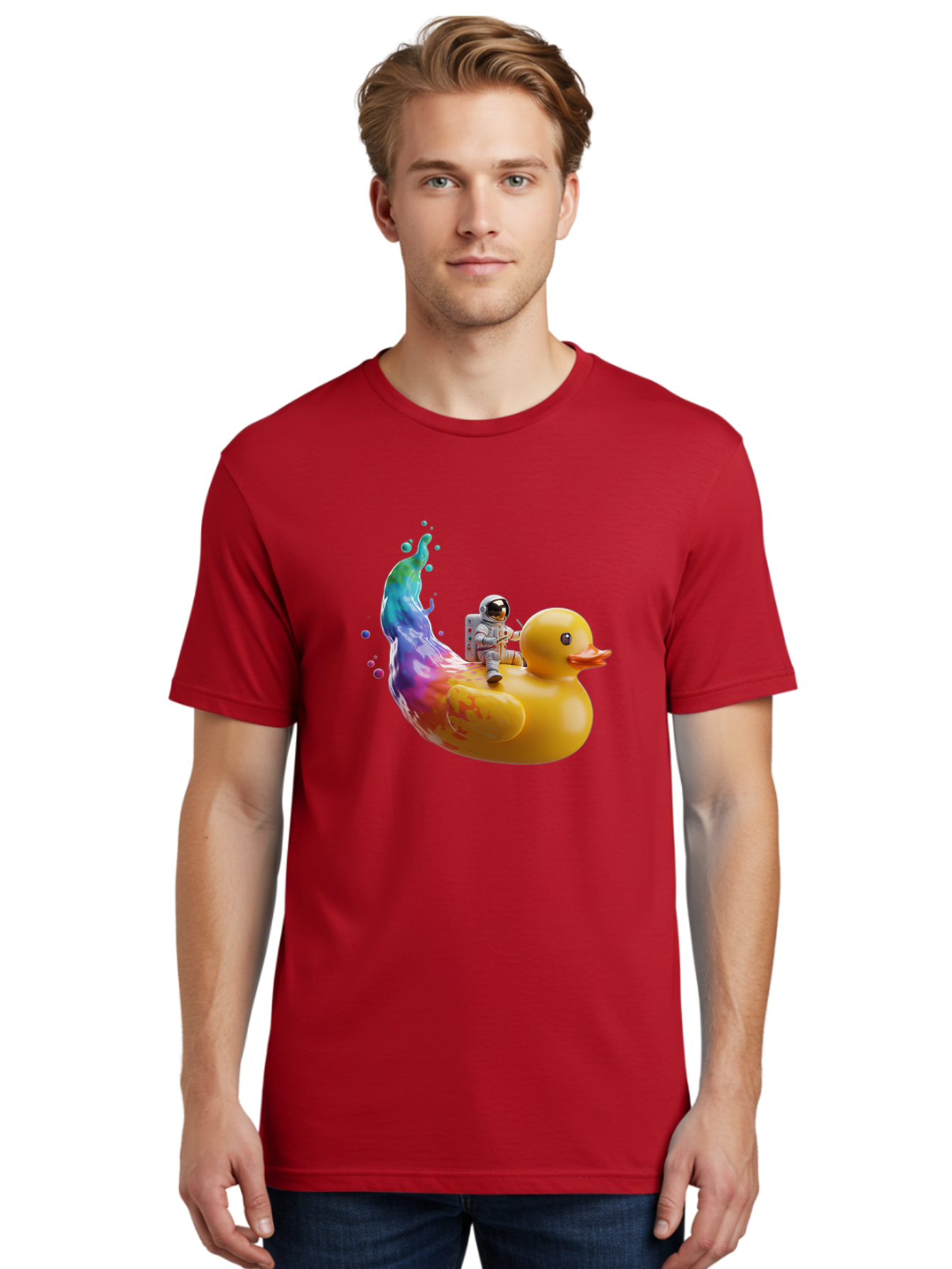 Astronaut-Riding-Duck Men'S Graphic Tee, 100% Cotton, Comfortable Casual Summer Wear, Machine Washable, Vintage Camera, Old Camera, Antique Camera, Black Camera, Classic Photography, Photography Equipment, Nostalgic Device, Film Camera, Baj976