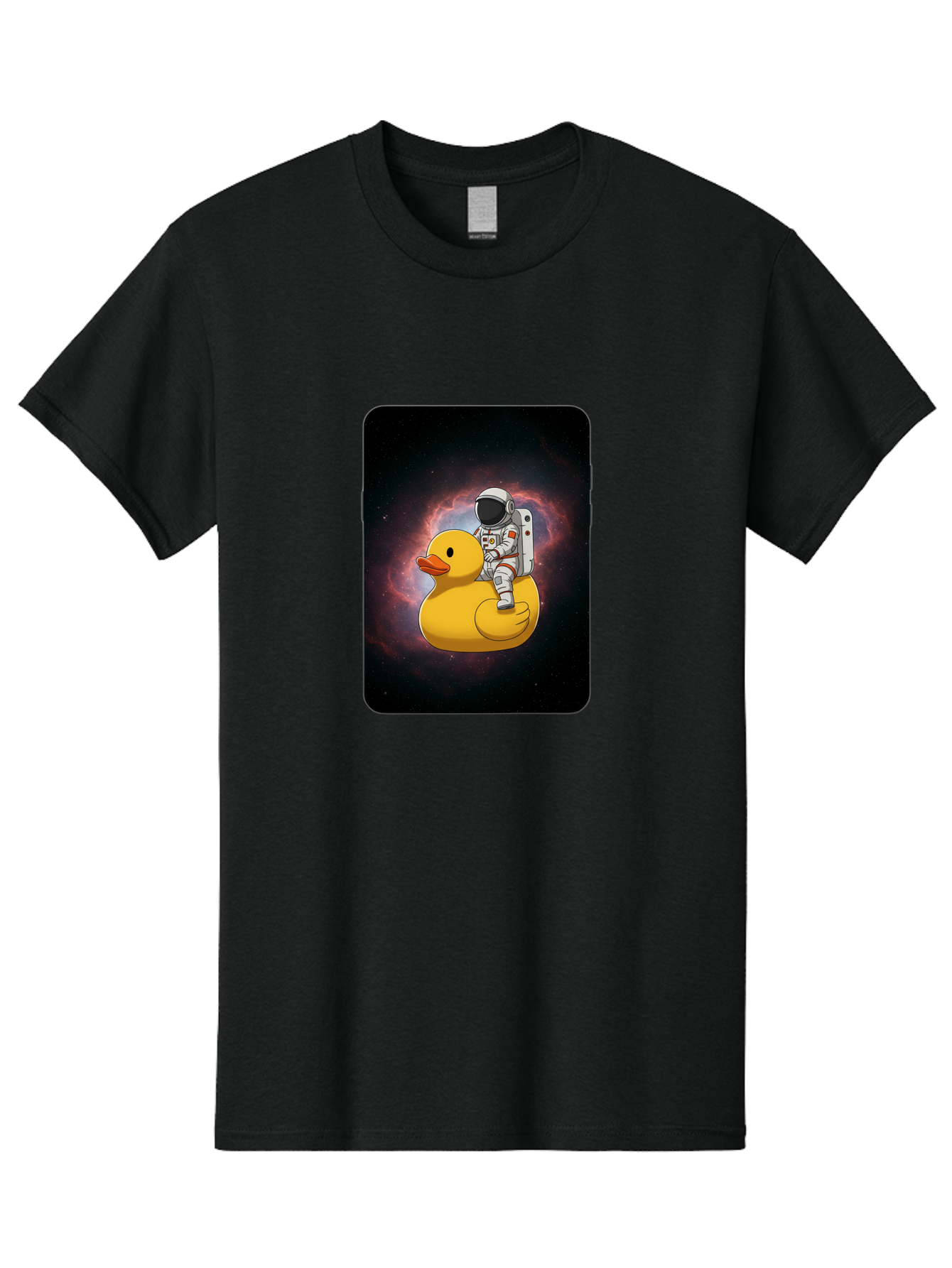 Astronaut-Riding-Rubber-Duck-1 Men'S Graphic Tee, 100% Cotton, Comfortable Casual Summer Wear, Machine Washable, Vintage Camera, Old Camera, Antique Camera, Black Camera, Classic Photography, Photography Equipment, Nostalgic Device, Baj977