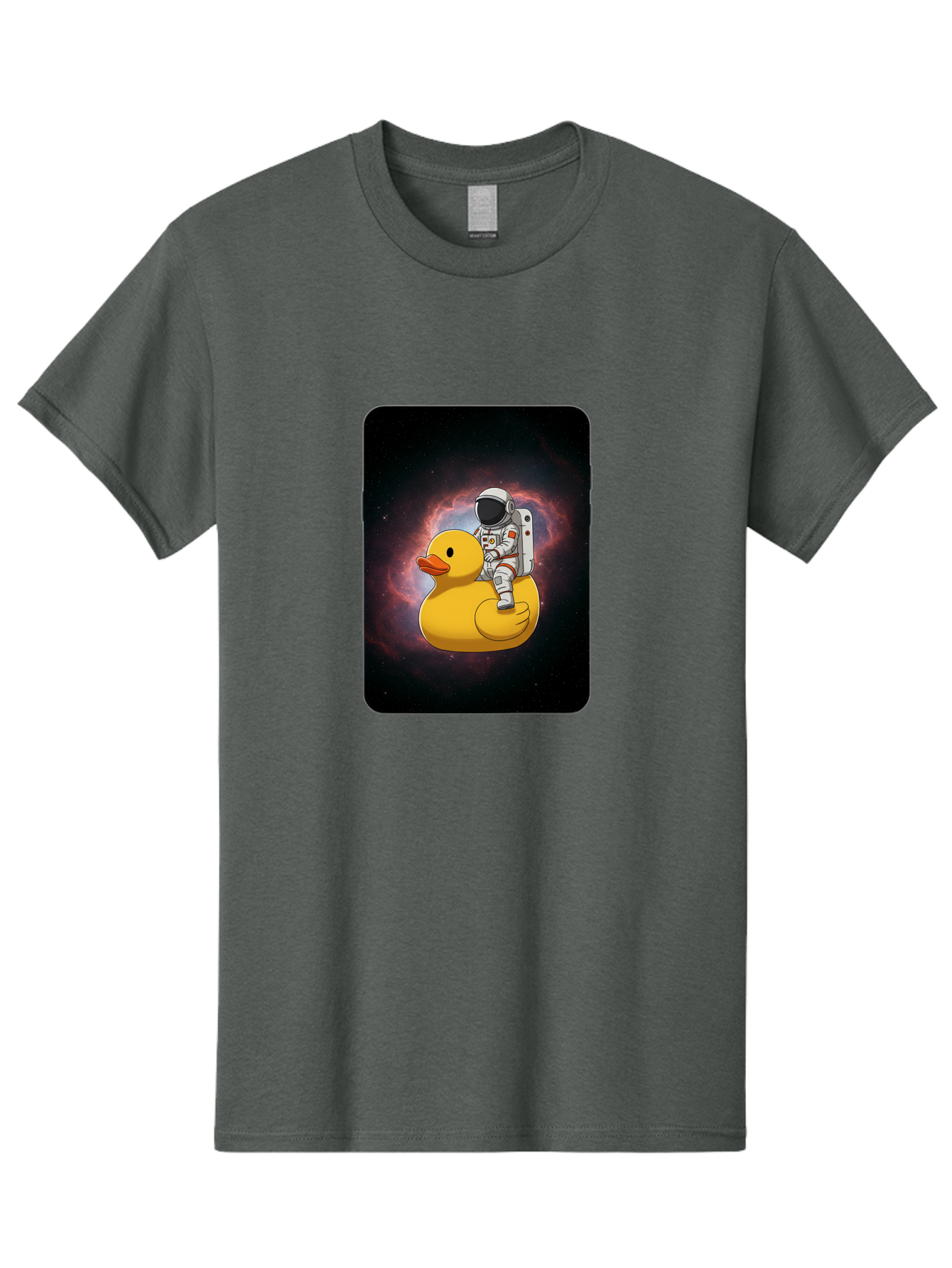 Astronaut-Riding-Rubber-Duck-1 Men'S Graphic Tee, 100% Cotton, Comfortable Casual Summer Wear, Machine Washable, Vintage Camera, Old Camera, Antique Camera, Black Camera, Classic Photography, Photography Equipment, Nostalgic Device, Baj977