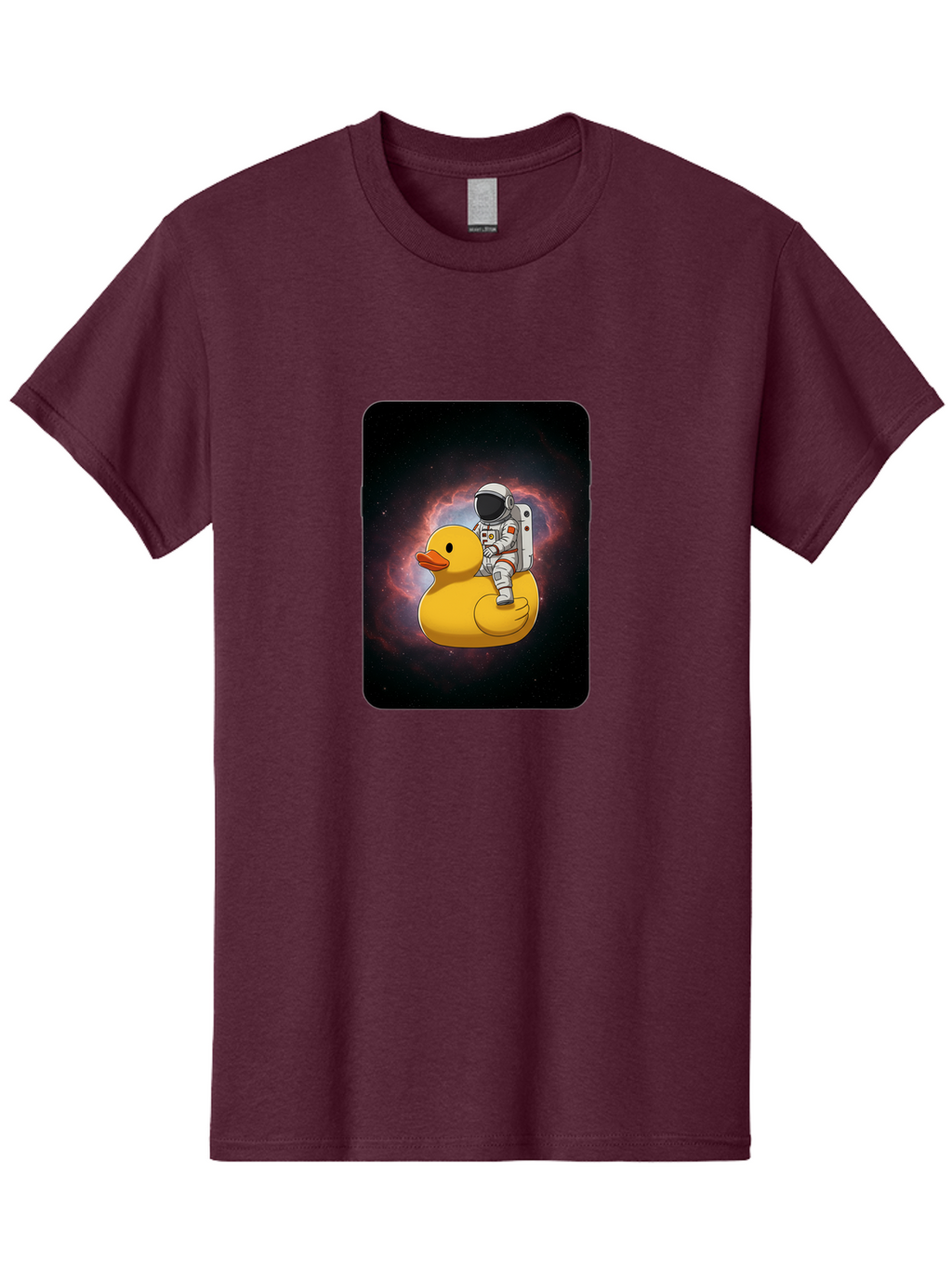 Astronaut-Riding-Rubber-Duck-1 Men'S Graphic Tee, 100% Cotton, Comfortable Casual Summer Wear, Machine Washable, Vintage Camera, Old Camera, Antique Camera, Black Camera, Classic Photography, Photography Equipment, Nostalgic Device, Baj977