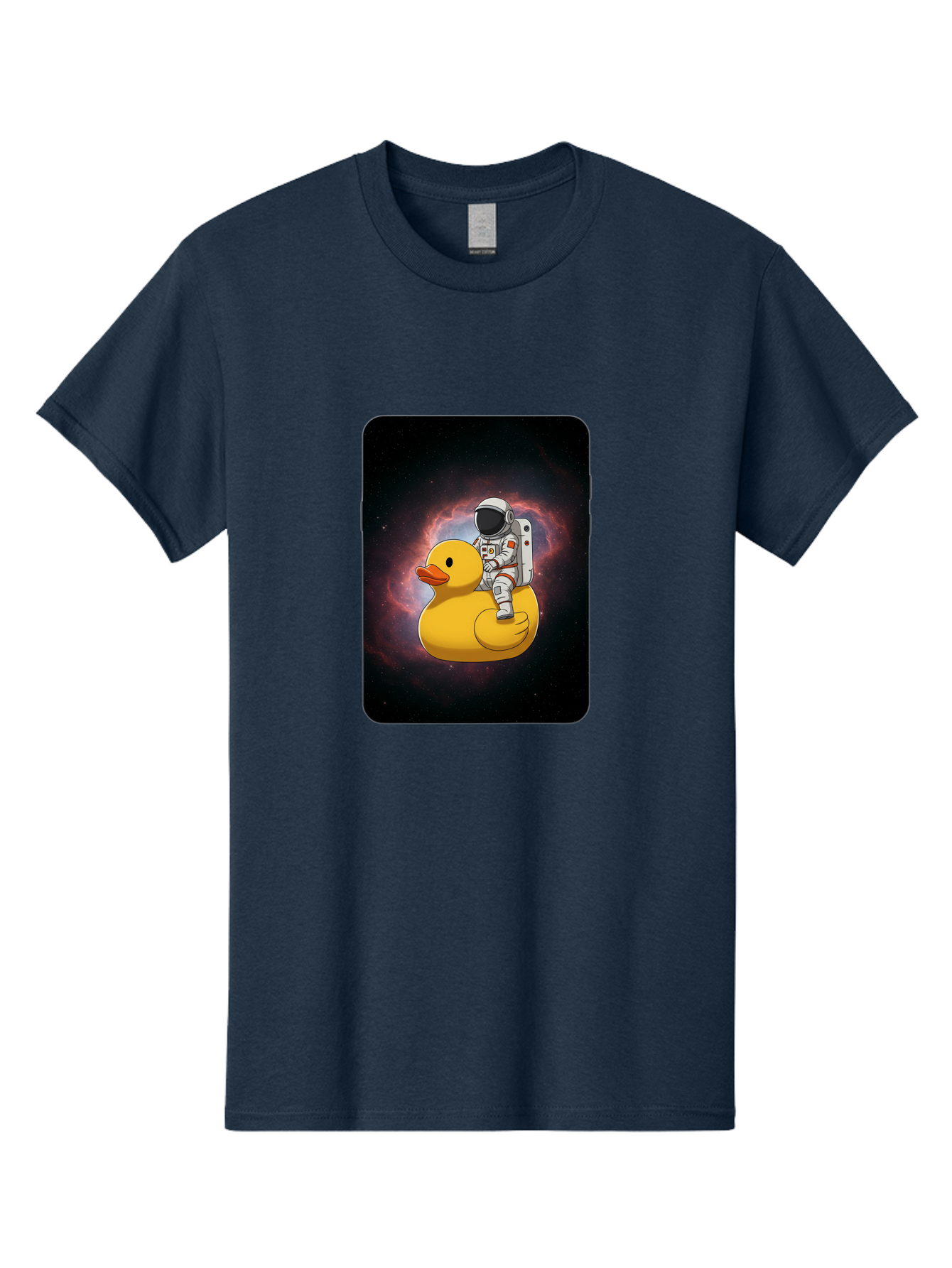 Astronaut-Riding-Rubber-Duck-1 Men'S Graphic Tee, 100% Cotton, Comfortable Casual Summer Wear, Machine Washable, Vintage Camera, Old Camera, Antique Camera, Black Camera, Classic Photography, Photography Equipment, Nostalgic Device, Baj977