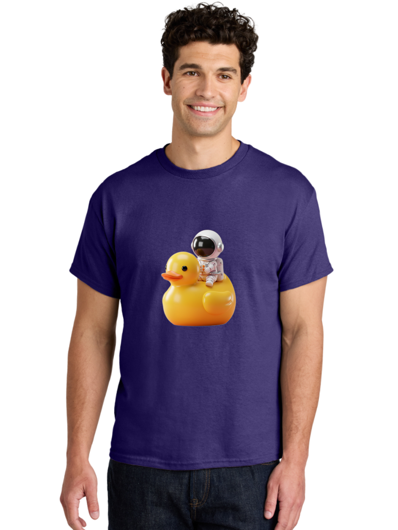 Astronaut-Riding-Rubber-Duck-2 Men'S Graphic Tee, 100% Cotton, Comfortable Casual Summer Wear, Machine Washable, Vintage Camera, Old Camera, Antique Camera, Black Camera, Classic Photography, Photography Equipment, Nostalgic Device, Baj978