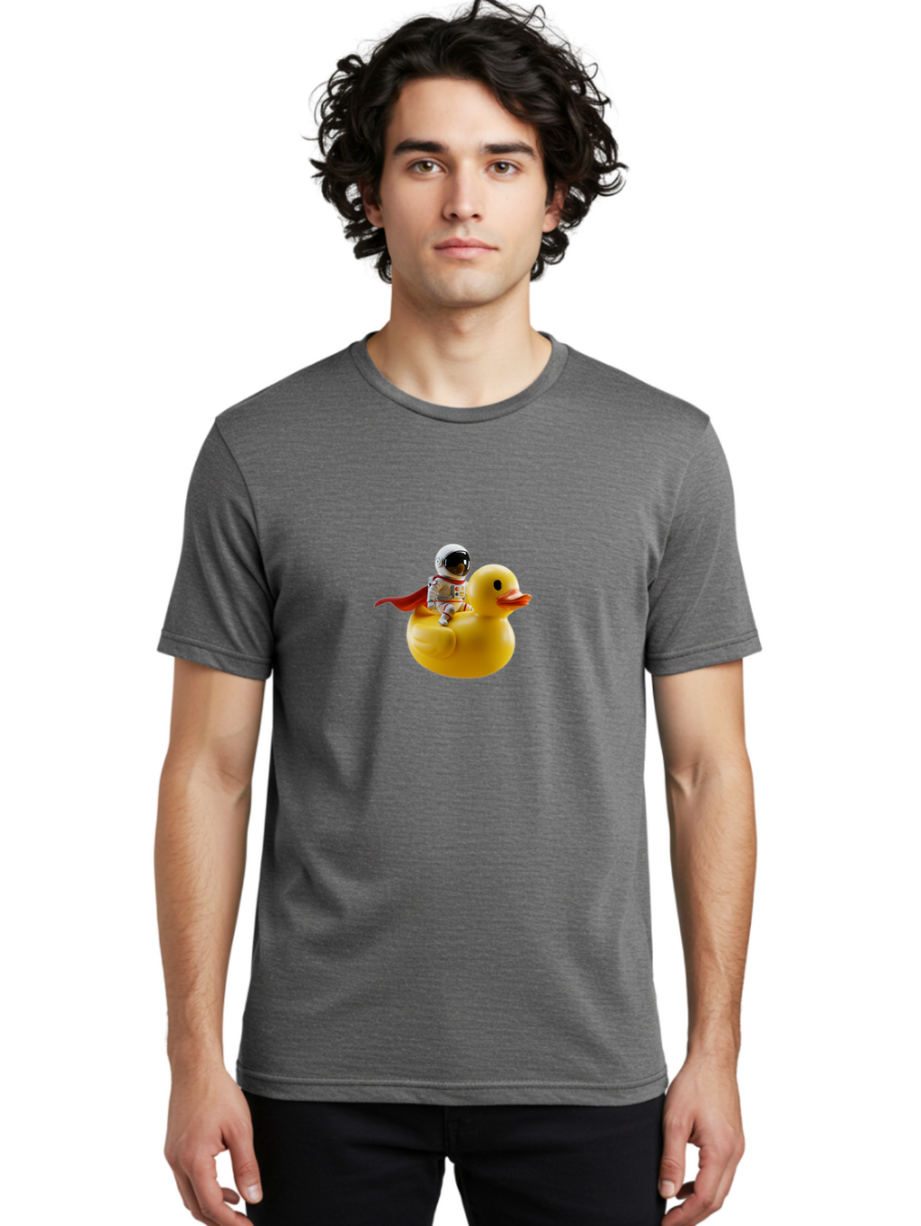 Astronaut-Riding-Rubber-Duck-3 Men'S Graphic Tee, 100% Cotton, Comfortable Casual Summer Wear, Machine Washable, Vintage Camera, Old Camera, Antique Camera, Black Camera, Classic Photography, Photography Equipment, Nostalgic Device, Baj979