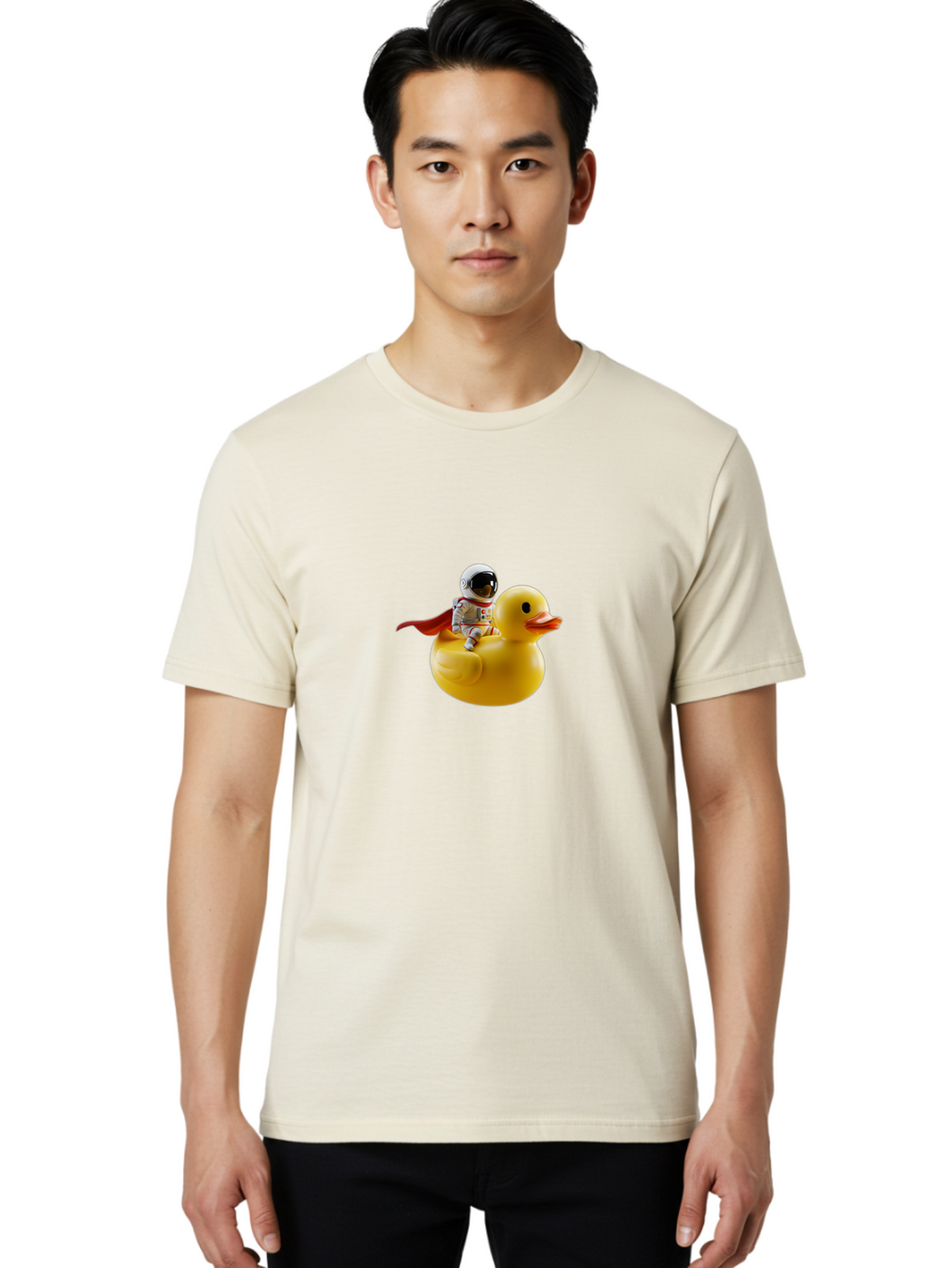 Astronaut-Riding-Rubber-Duck-3 Men'S Graphic Tee, 100% Cotton, Comfortable Casual Summer Wear, Machine Washable, Vintage Camera, Old Camera, Antique Camera, Black Camera, Classic Photography, Photography Equipment, Nostalgic Device, Baj979