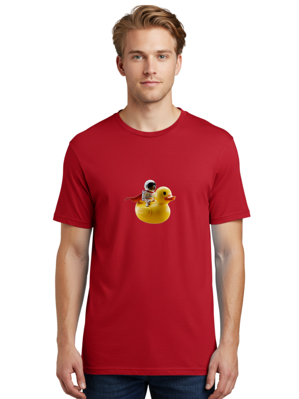 Astronaut-Riding-Rubber-Duck-3 Men'S Graphic Tee, 100% Cotton, Comfortable Casual Summer Wear, Machine Washable, Vintage Camera, Old Camera, Antique Camera, Black Camera, Classic Photography, Photography Equipment, Nostalgic Device, Baj979