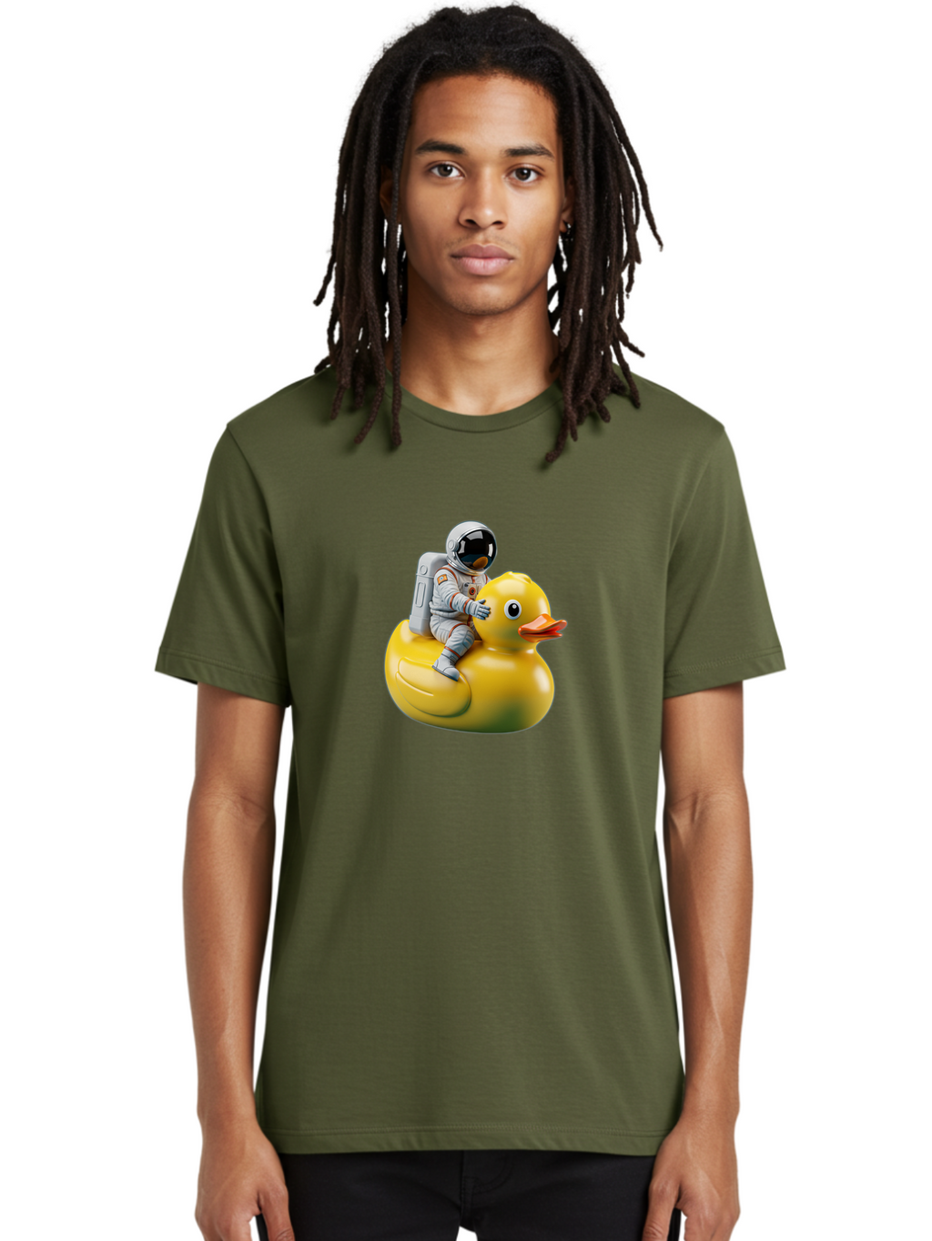 Astronaut-Riding-Rubber-Duck-4 Men'S Graphic Tee, 100% Cotton, Comfortable Casual Summer Wear, Machine Washable, Vintage Camera, Old Camera, Antique Camera, Black Camera, Classic Photography, Photography Equipment, Nostalgic Device, Baj980