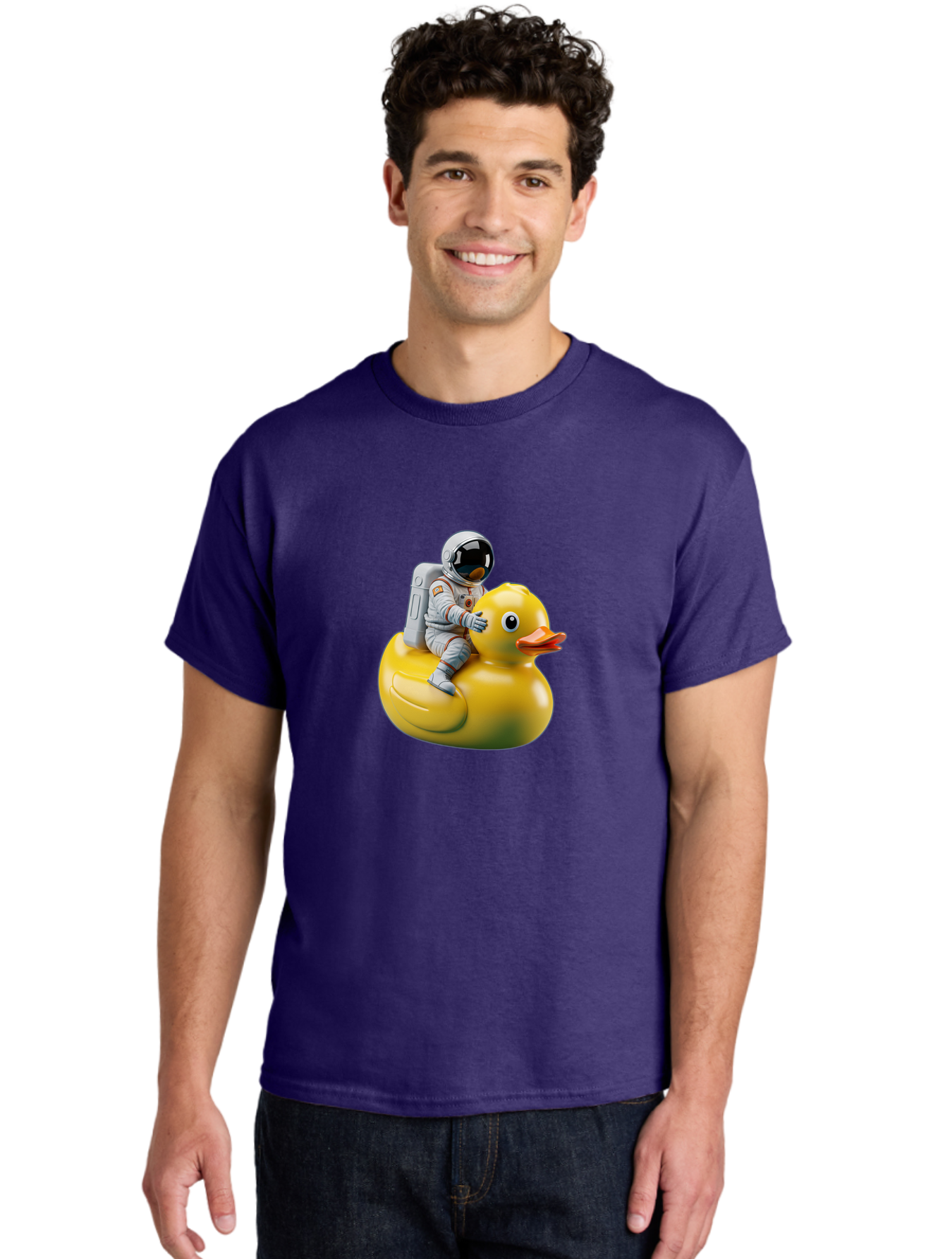 Astronaut-Riding-Rubber-Duck-4 Men'S Graphic Tee, 100% Cotton, Comfortable Casual Summer Wear, Machine Washable, Vintage Camera, Old Camera, Antique Camera, Black Camera, Classic Photography, Photography Equipment, Nostalgic Device, Baj980