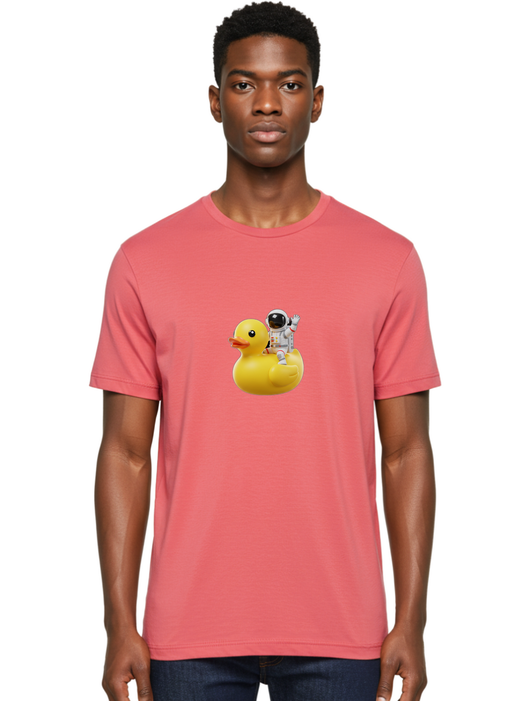 Astronaut-Riding-Rubber-Duck Men'S Graphic Tee, 100% Cotton, Comfortable Casual Summer Wear, Machine Washable, Vintage Camera, Old Camera, Antique Camera, Black Camera, Classic Photography, Photography Equipment, Nostalgic Device, Film Camera, Baj981