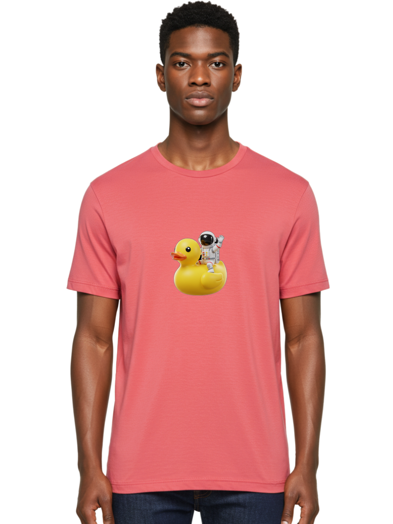 Astronaut-Riding-Rubber-Duck Men'S Graphic Tee, 100% Cotton, Comfortable Casual Summer Wear, Machine Washable, Vintage Camera, Old Camera, Antique Camera, Black Camera, Classic Photography, Photography Equipment, Nostalgic Device, Film Camera, Baj981