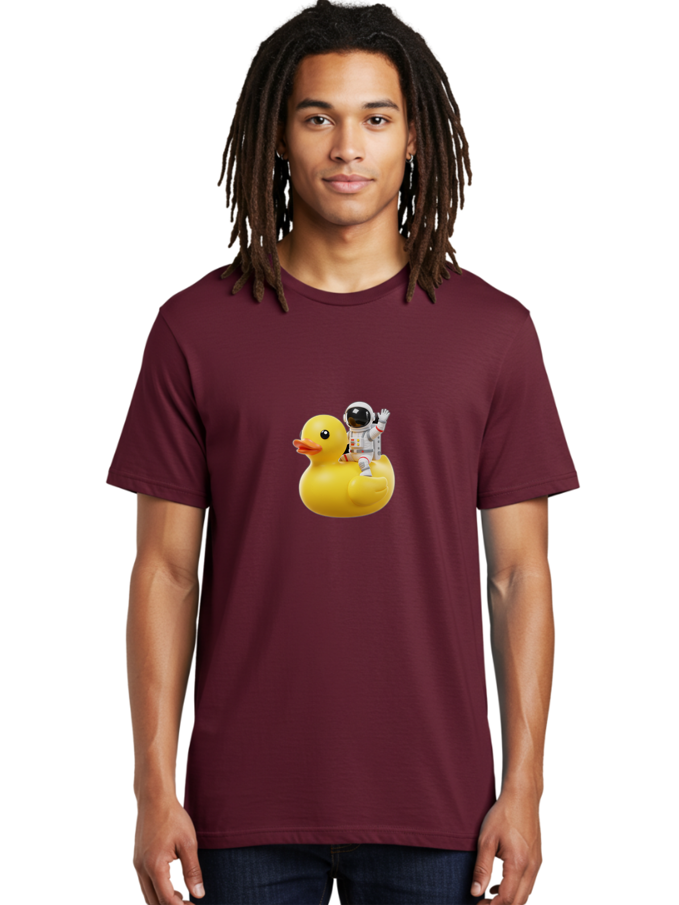 Astronaut-Riding-Rubber-Duck Men'S Graphic Tee, 100% Cotton, Comfortable Casual Summer Wear, Machine Washable, Vintage Camera, Old Camera, Antique Camera, Black Camera, Classic Photography, Photography Equipment, Nostalgic Device, Film Camera, Baj981