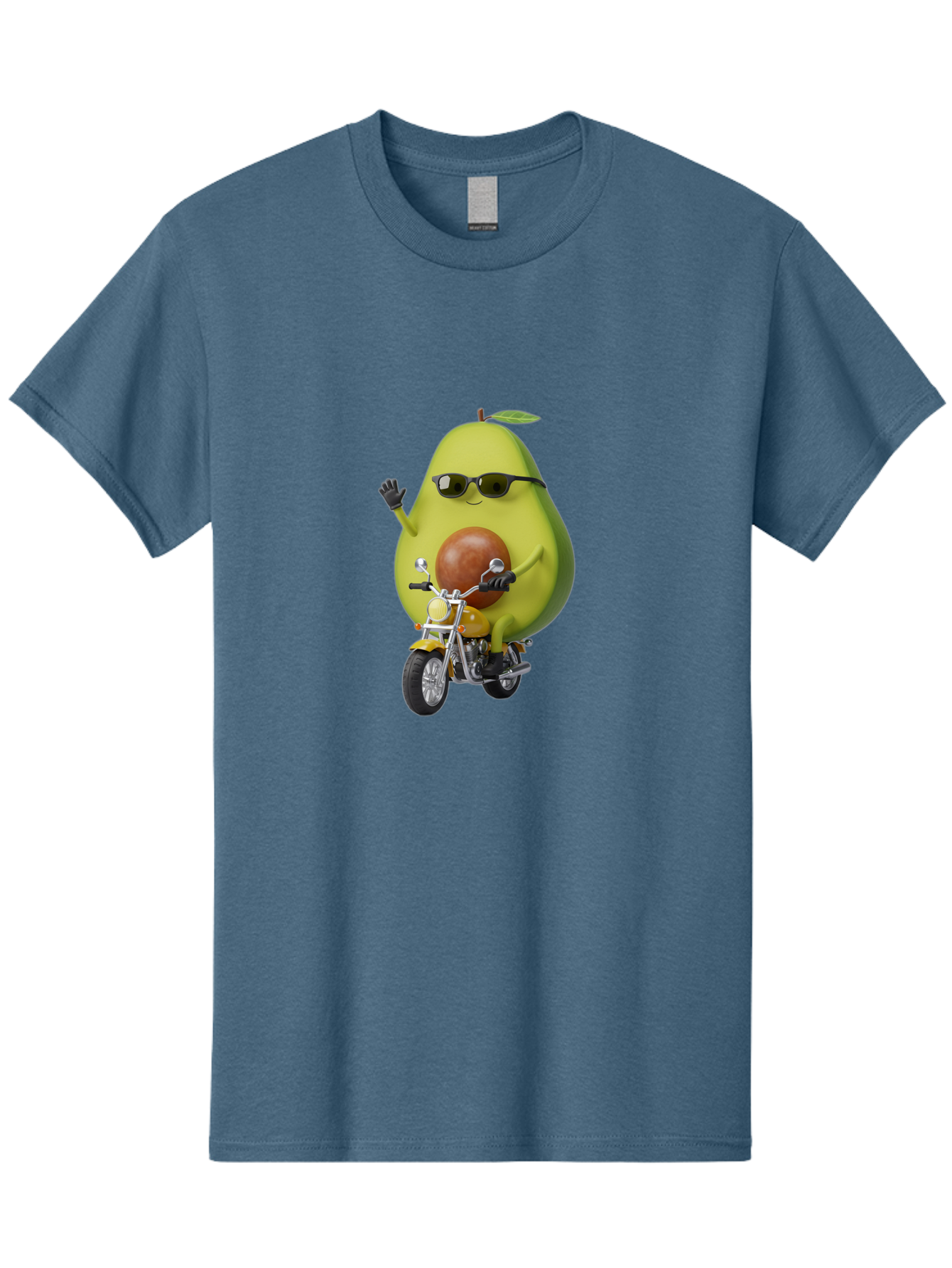 Avocado-Rider-1 Men'S Graphic Tee, 100% Cotton, Comfortable Casual Summer Wear, Machine Washable, Vintage Camera, Old Camera, Antique Camera, Black Camera, Classic Photography, Photography Equipment, Nostalgic Device, Film Camera, Camera Art Baj982