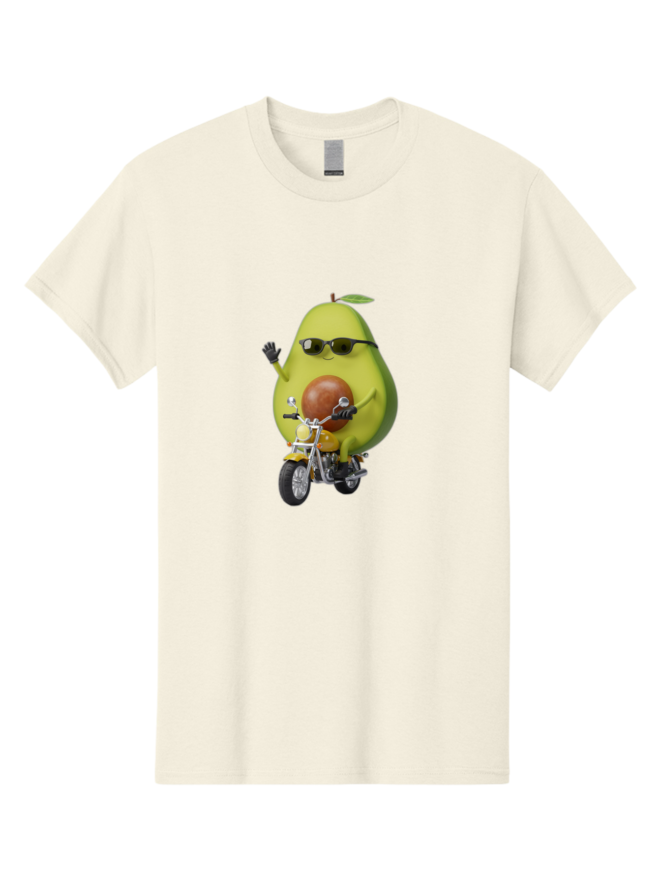 Avocado-Rider-1 Men'S Graphic Tee, 100% Cotton, Comfortable Casual Summer Wear, Machine Washable, Vintage Camera, Old Camera, Antique Camera, Black Camera, Classic Photography, Photography Equipment, Nostalgic Device, Film Camera, Camera Art Baj982