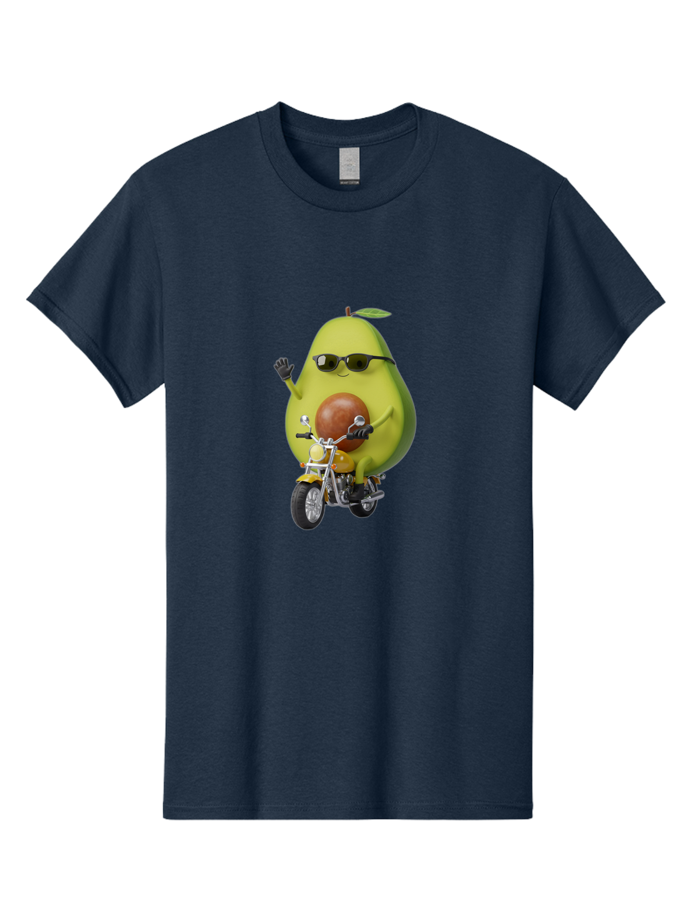 Avocado-Rider-1 Men'S Graphic Tee, 100% Cotton, Comfortable Casual Summer Wear, Machine Washable, Vintage Camera, Old Camera, Antique Camera, Black Camera, Classic Photography, Photography Equipment, Nostalgic Device, Film Camera, Camera Art Baj982