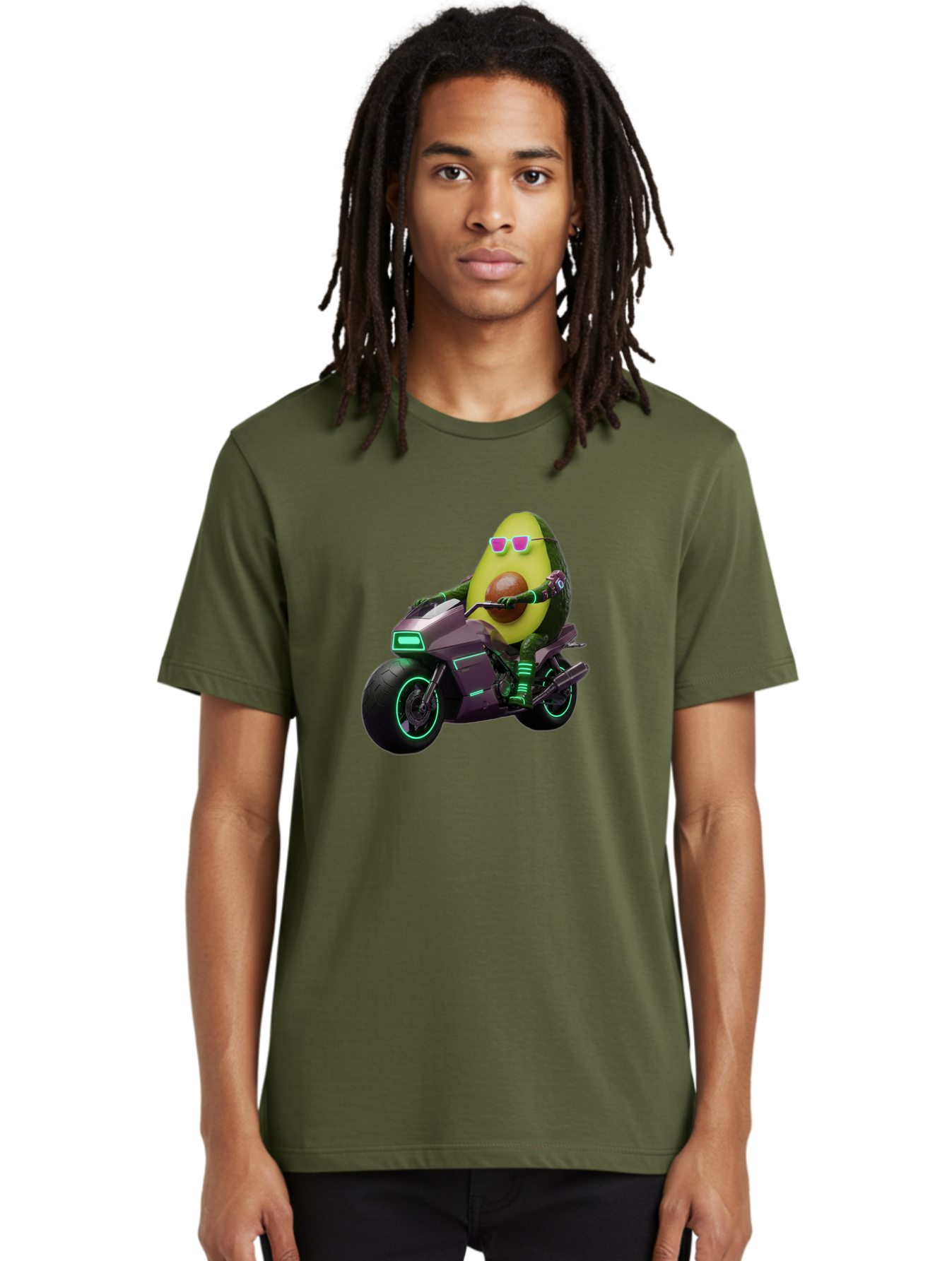 Avocado-Rider Men'S Graphic Tee, 100% Cotton, Comfortable Casual Summer Wear, Machine Washable, Vintage Camera, Old Camera, Antique Camera, Black Camera, Classic Photography, Photography Equipment, Nostalgic Device, Film Camera, Camera Art Baj983