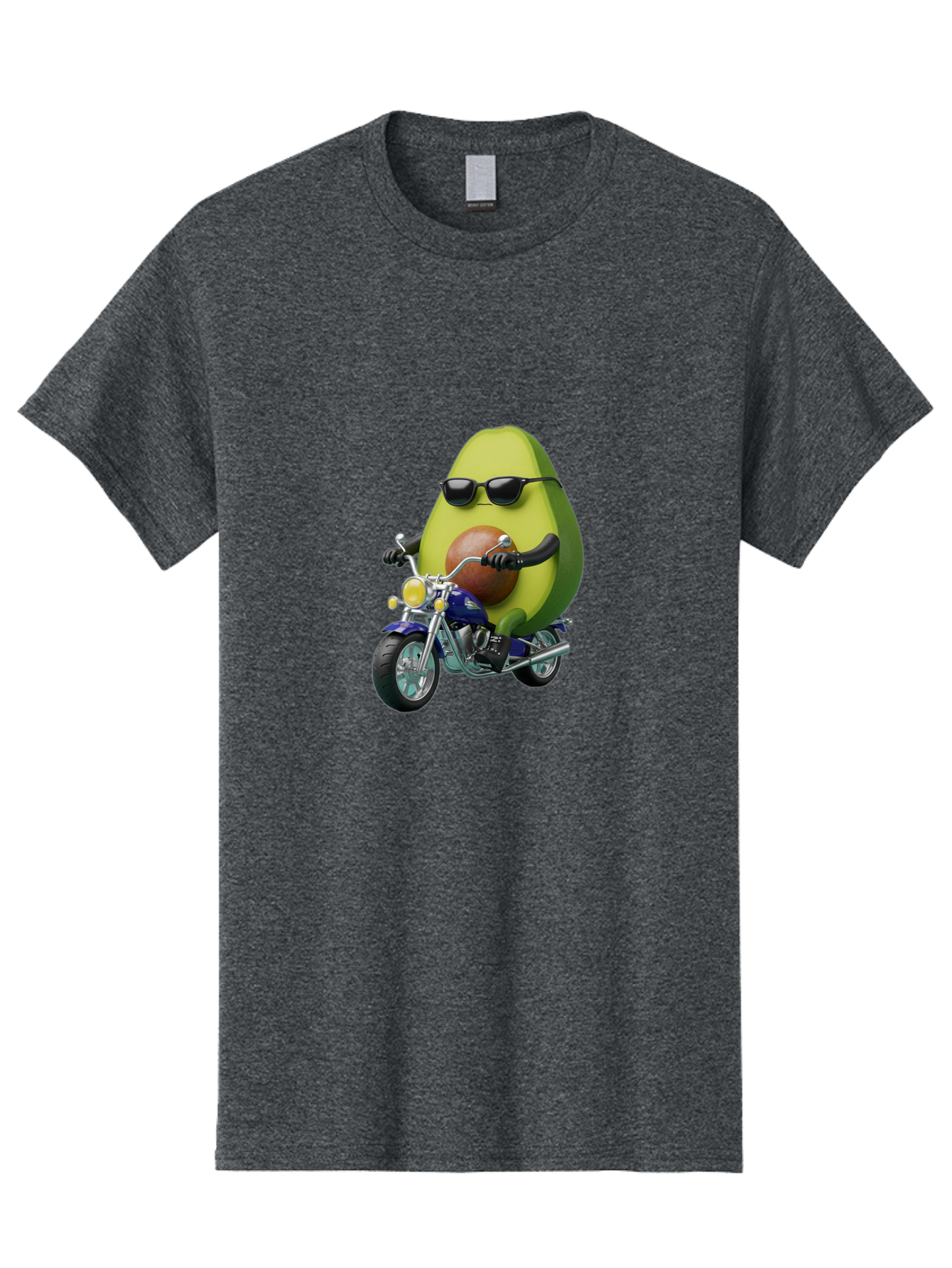 Avocado-Riding-Motorcycle Men'S Graphic Tee, 100% Cotton, Comfortable Casual Summer Wear, Machine Washable, Vintage Camera, Old Camera, Antique Camera, Black Camera, Classic Photography, Photography Equipment, Nostalgic Device, Film Camera, Baj984