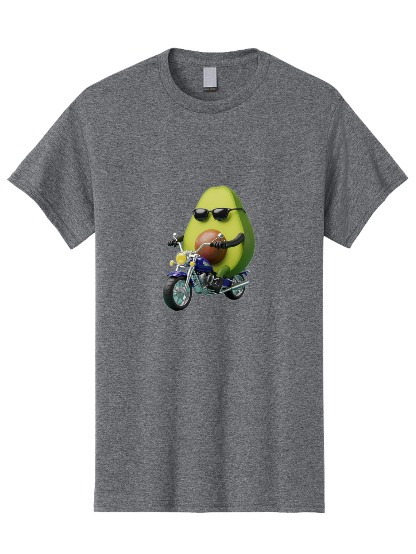 Avocado-Riding-Motorcycle Men'S Graphic Tee, 100% Cotton, Comfortable Casual Summer Wear, Machine Washable, Vintage Camera, Old Camera, Antique Camera, Black Camera, Classic Photography, Photography Equipment, Nostalgic Device, Film Camera, Baj984