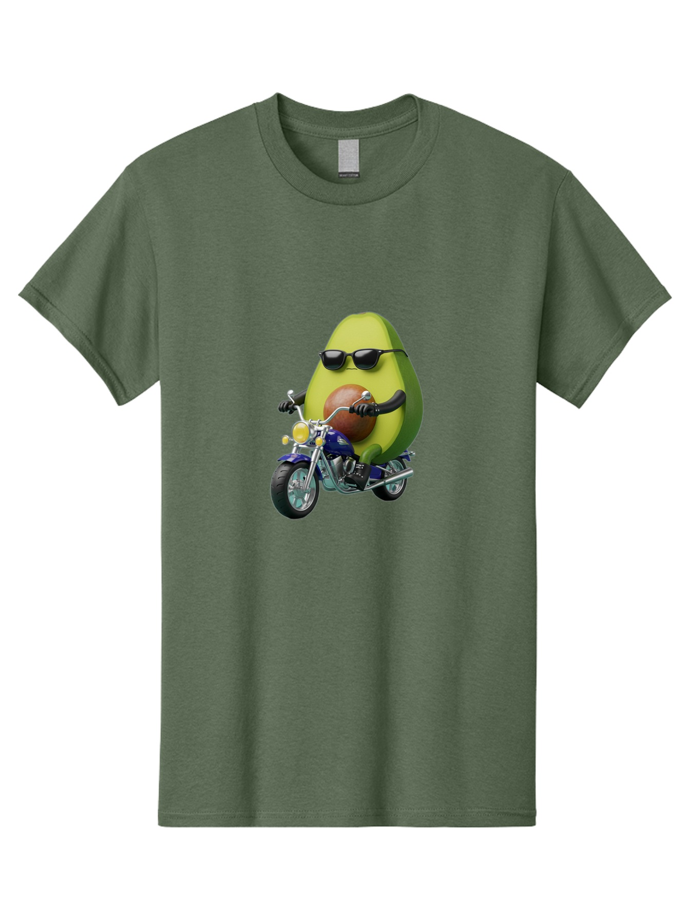 Avocado-Riding-Motorcycle Men'S Graphic Tee, 100% Cotton, Comfortable Casual Summer Wear, Machine Washable, Vintage Camera, Old Camera, Antique Camera, Black Camera, Classic Photography, Photography Equipment, Nostalgic Device, Film Camera, Baj984