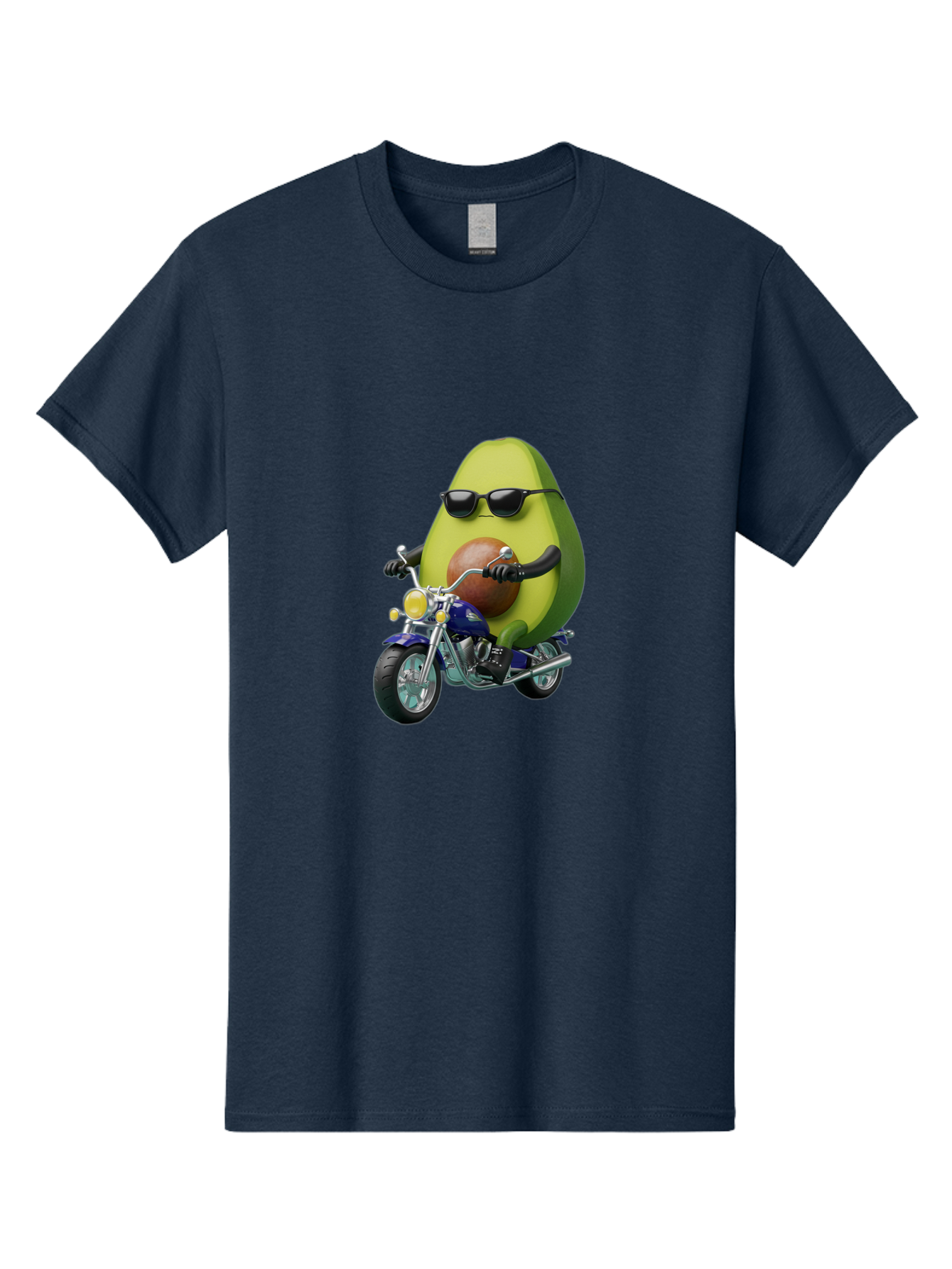 Avocado-Riding-Motorcycle Men'S Graphic Tee, 100% Cotton, Comfortable Casual Summer Wear, Machine Washable, Vintage Camera, Old Camera, Antique Camera, Black Camera, Classic Photography, Photography Equipment, Nostalgic Device, Film Camera, Baj984