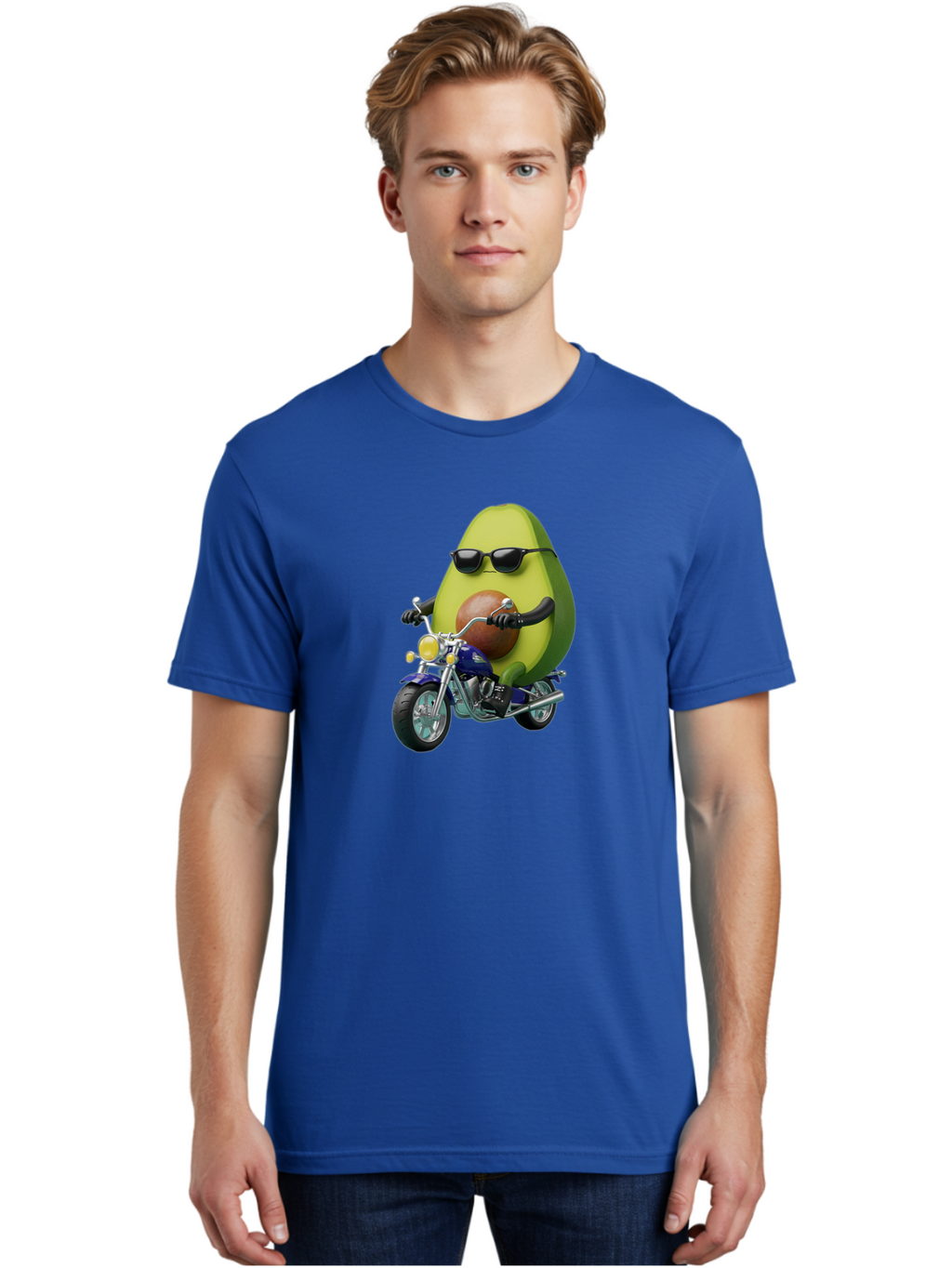 Avocado-Riding-Motorcycle Men'S Graphic Tee, 100% Cotton, Comfortable Casual Summer Wear, Machine Washable, Vintage Camera, Old Camera, Antique Camera, Black Camera, Classic Photography, Photography Equipment, Nostalgic Device, Film Camera, Baj984