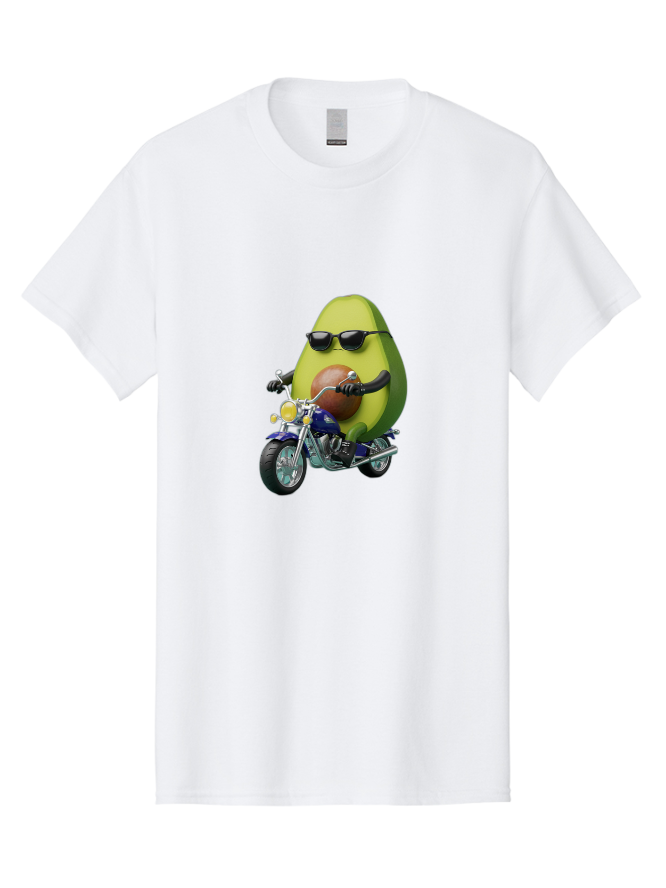 Avocado-Riding-Motorcycle Men'S Graphic Tee, 100% Cotton, Comfortable Casual Summer Wear, Machine Washable, Vintage Camera, Old Camera, Antique Camera, Black Camera, Classic Photography, Photography Equipment, Nostalgic Device, Film Camera, Baj984