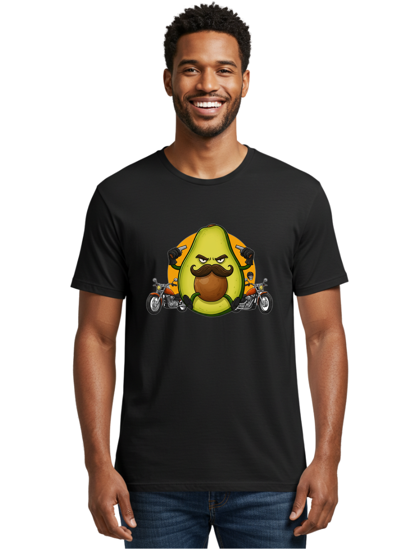 Avocado-With-Mustache Men'S Graphic Tee, 100% Cotton, Comfortable Casual Summer Wear, Machine Washable, Vintage Camera, Old Camera, Antique Camera, Black Camera, Classic Photography, Photography Equipment, Nostalgic Device, Film Camera, Baj985