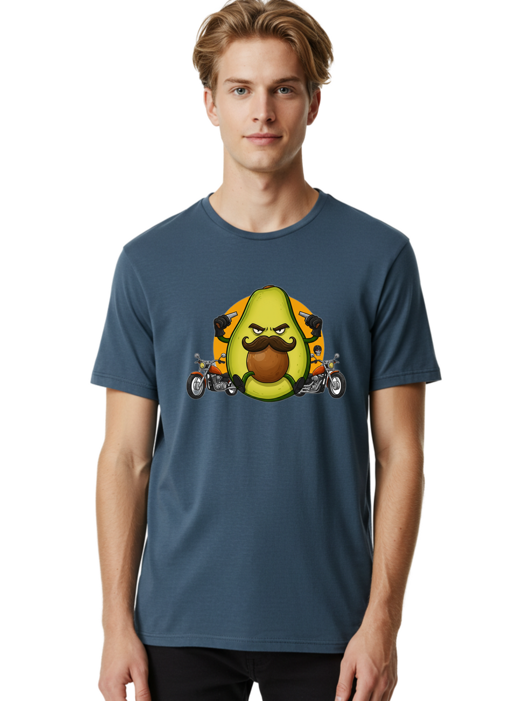 Avocado-With-Mustache Men'S Graphic Tee, 100% Cotton, Comfortable Casual Summer Wear, Machine Washable, Vintage Camera, Old Camera, Antique Camera, Black Camera, Classic Photography, Photography Equipment, Nostalgic Device, Film Camera, Baj985