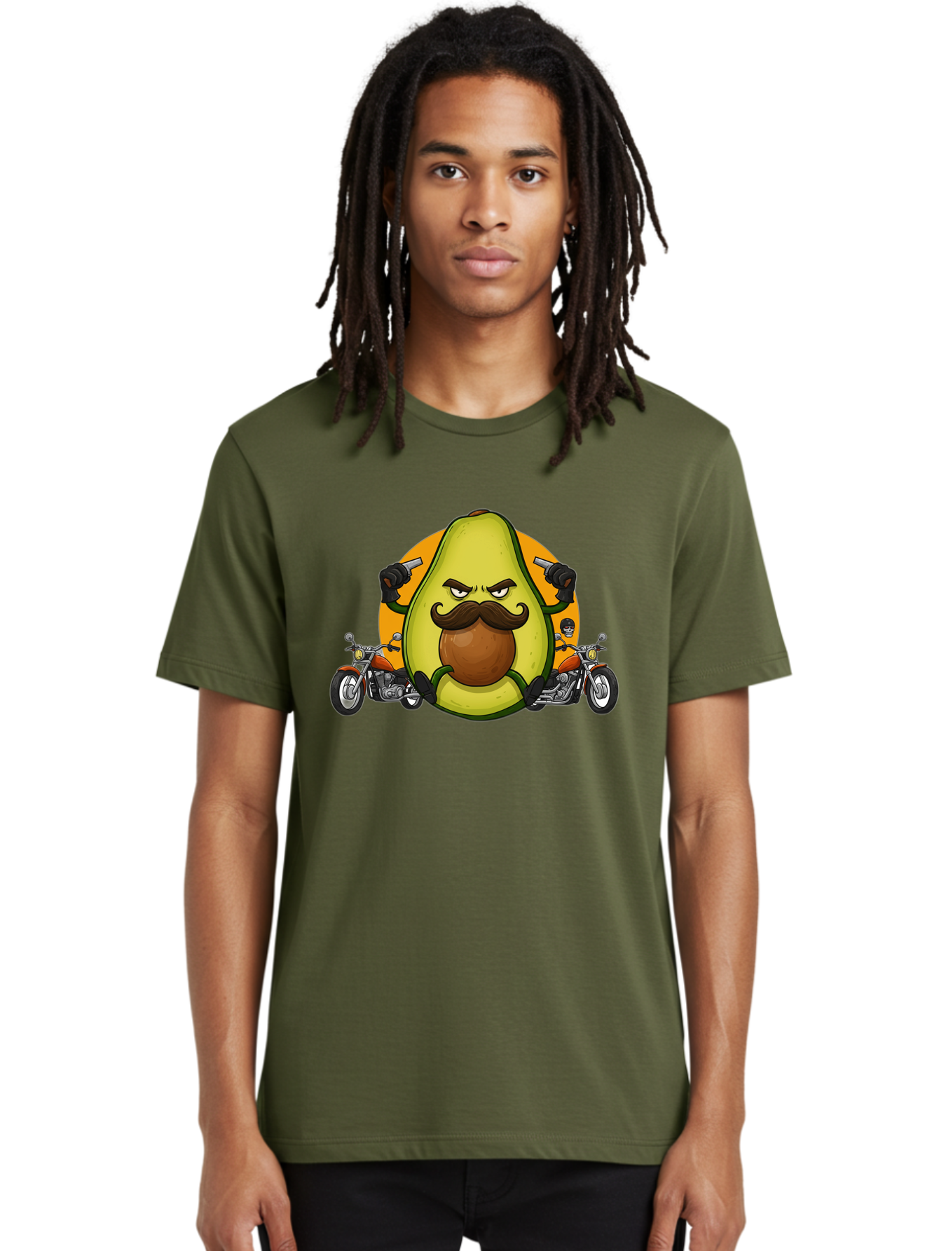 Avocado-With-Mustache Men'S Graphic Tee, 100% Cotton, Comfortable Casual Summer Wear, Machine Washable, Vintage Camera, Old Camera, Antique Camera, Black Camera, Classic Photography, Photography Equipment, Nostalgic Device, Film Camera, Baj985
