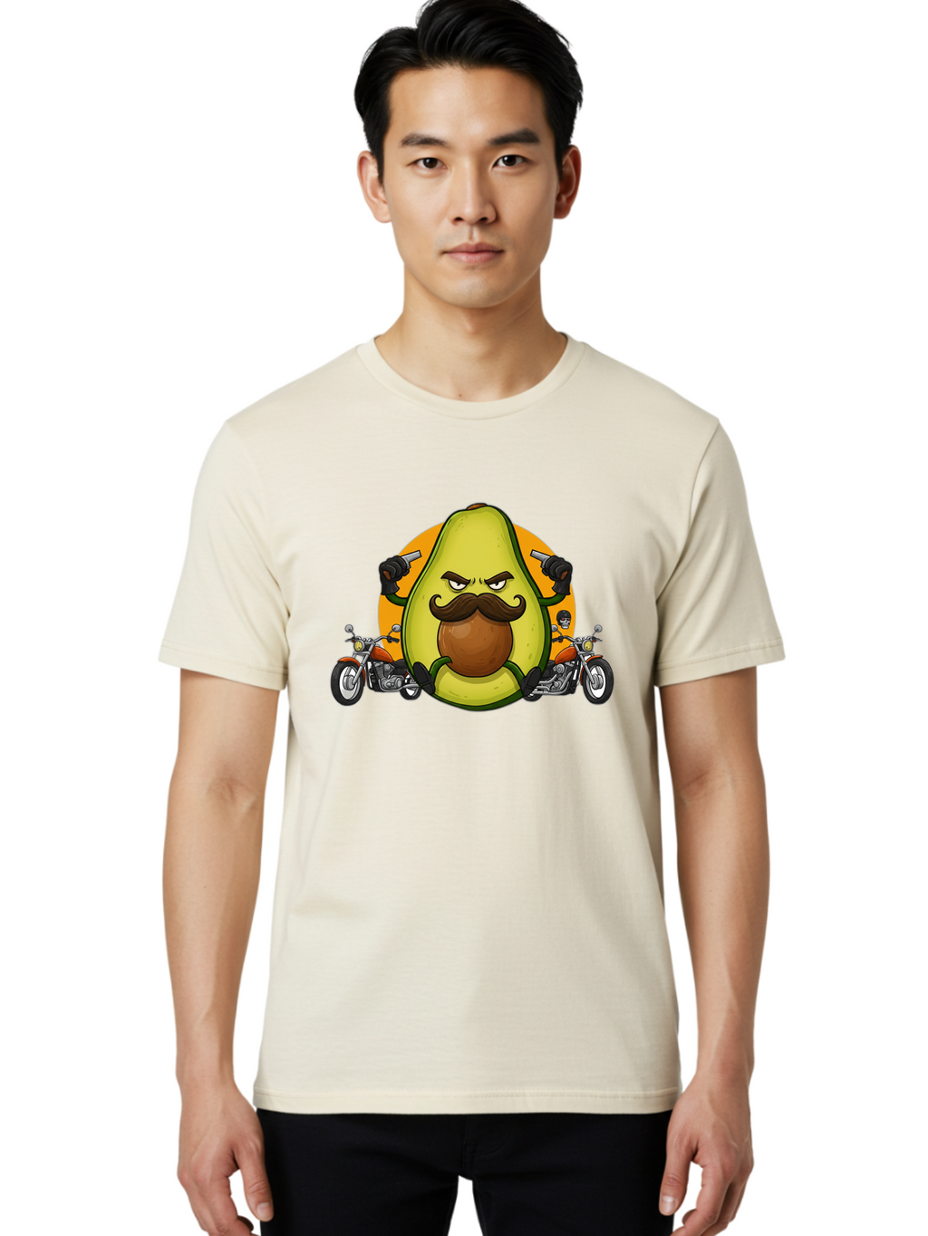 Avocado-With-Mustache Men'S Graphic Tee, 100% Cotton, Comfortable Casual Summer Wear, Machine Washable, Vintage Camera, Old Camera, Antique Camera, Black Camera, Classic Photography, Photography Equipment, Nostalgic Device, Film Camera, Baj985