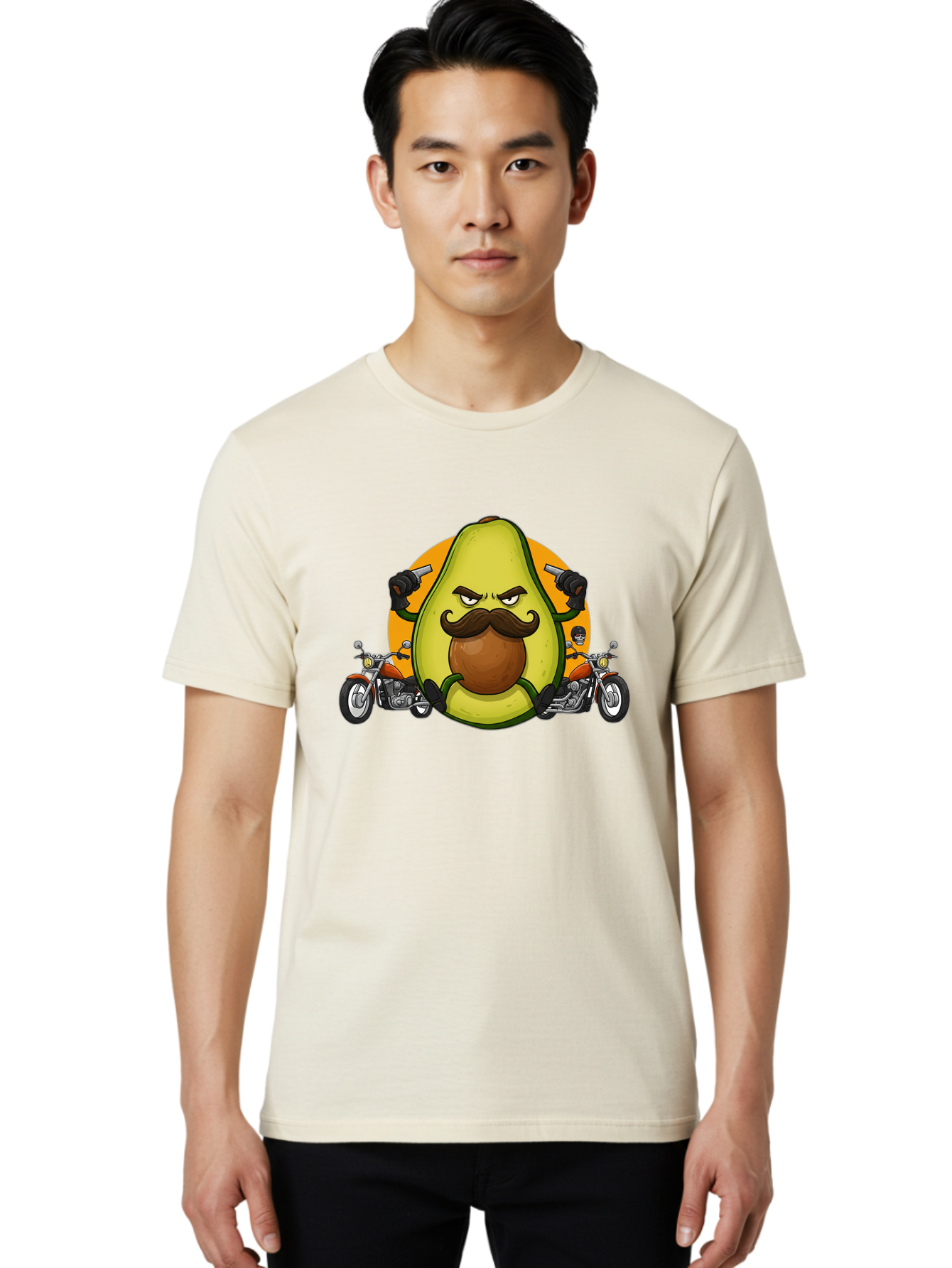 Avocado-With-Mustache Men'S Graphic Tee, 100% Cotton, Comfortable Casual Summer Wear, Machine Washable, Vintage Camera, Old Camera, Antique Camera, Black Camera, Classic Photography, Photography Equipment, Nostalgic Device, Film Camera, Baj985