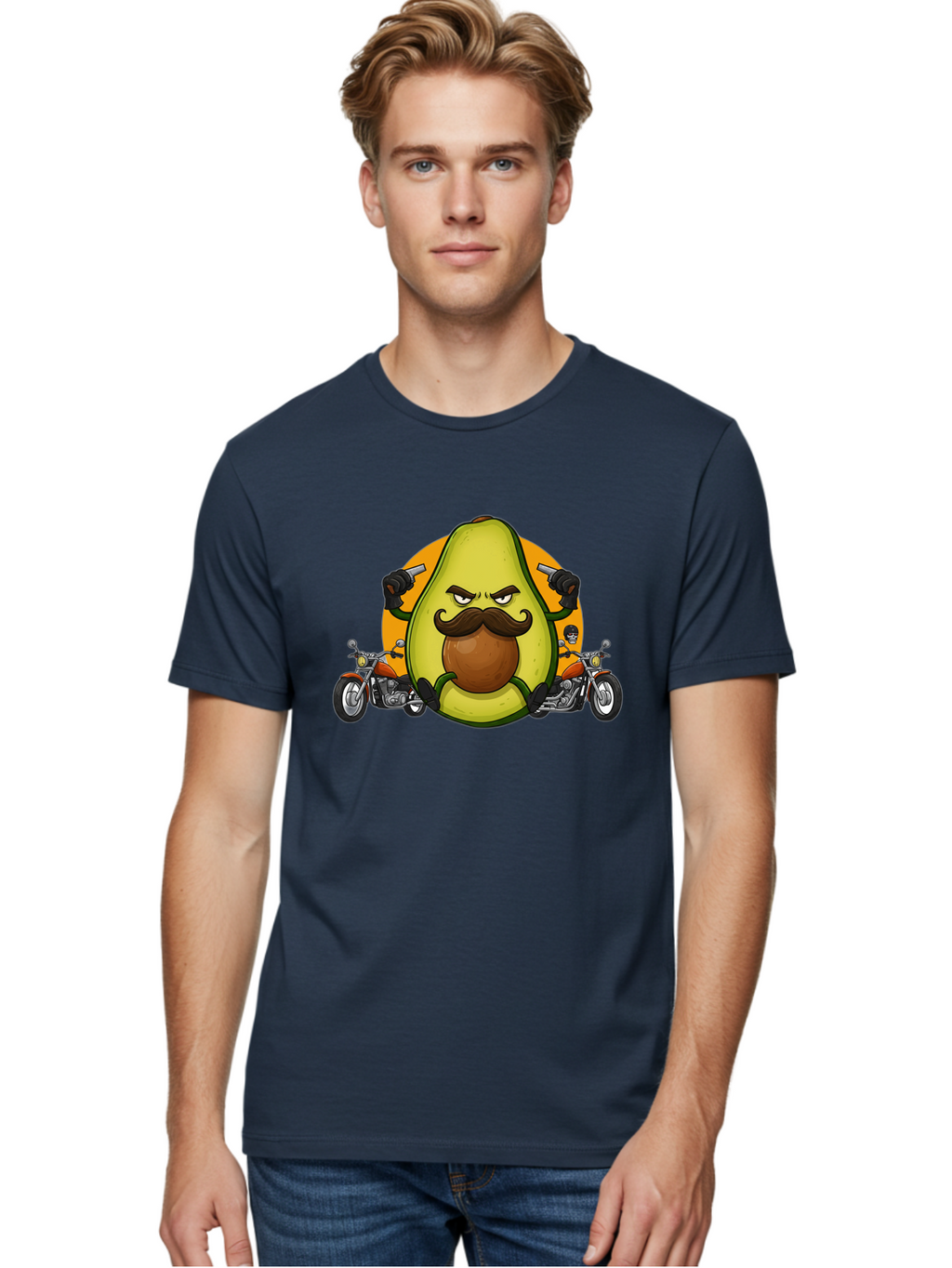Avocado-With-Mustache Men'S Graphic Tee, 100% Cotton, Comfortable Casual Summer Wear, Machine Washable, Vintage Camera, Old Camera, Antique Camera, Black Camera, Classic Photography, Photography Equipment, Nostalgic Device, Film Camera, Baj985