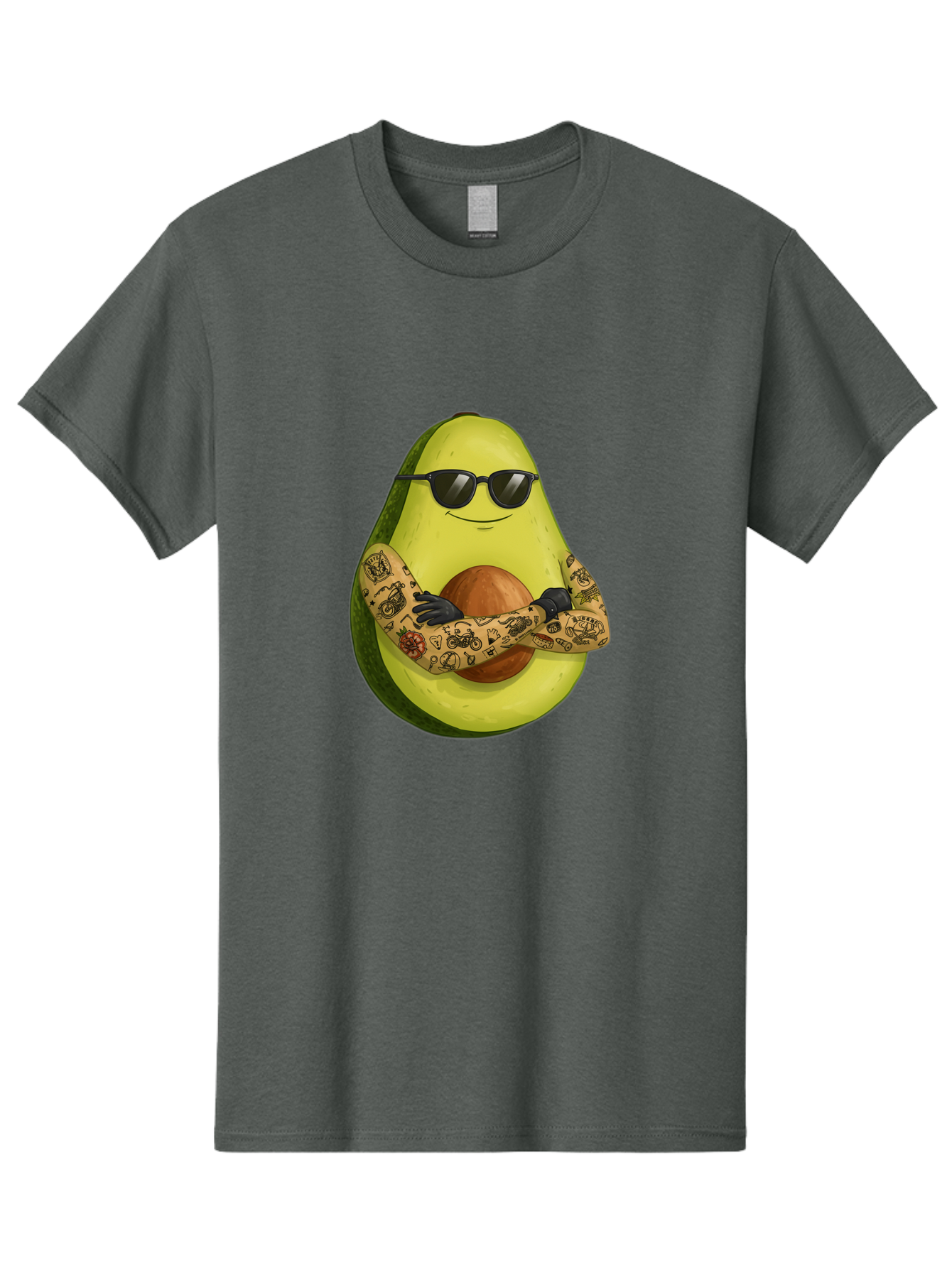Avocado Men'S Graphic Tee, 100% Cotton, Comfortable Casual Summer Wear, Machine Washable, Vintage Camera, Old Camera, Antique Camera, Black Camera, Classic Photography, Photography Equipment, Nostalgic Device, Film Camera, Camera Art Baj986