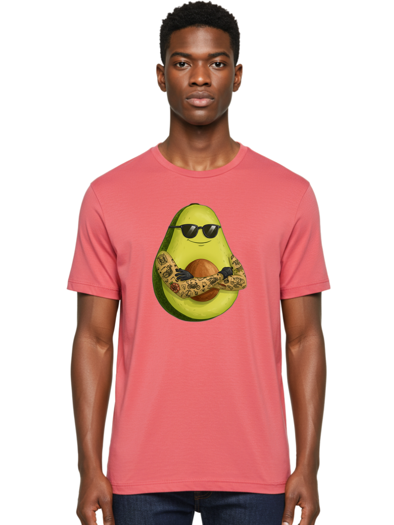 Avocado Men'S Graphic Tee, 100% Cotton, Comfortable Casual Summer Wear, Machine Washable, Vintage Camera, Old Camera, Antique Camera, Black Camera, Classic Photography, Photography Equipment, Nostalgic Device, Film Camera, Camera Art Baj986