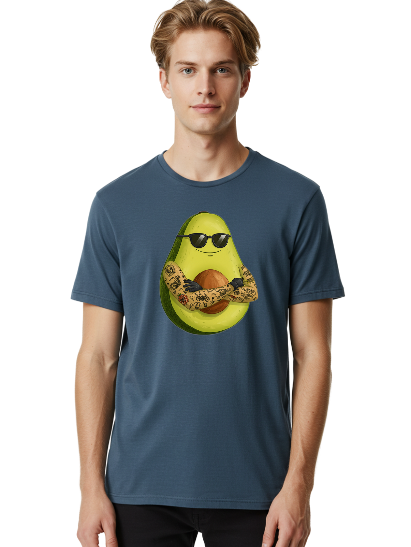 Avocado Men'S Graphic Tee, 100% Cotton, Comfortable Casual Summer Wear, Machine Washable, Vintage Camera, Old Camera, Antique Camera, Black Camera, Classic Photography, Photography Equipment, Nostalgic Device, Film Camera, Camera Art Baj986