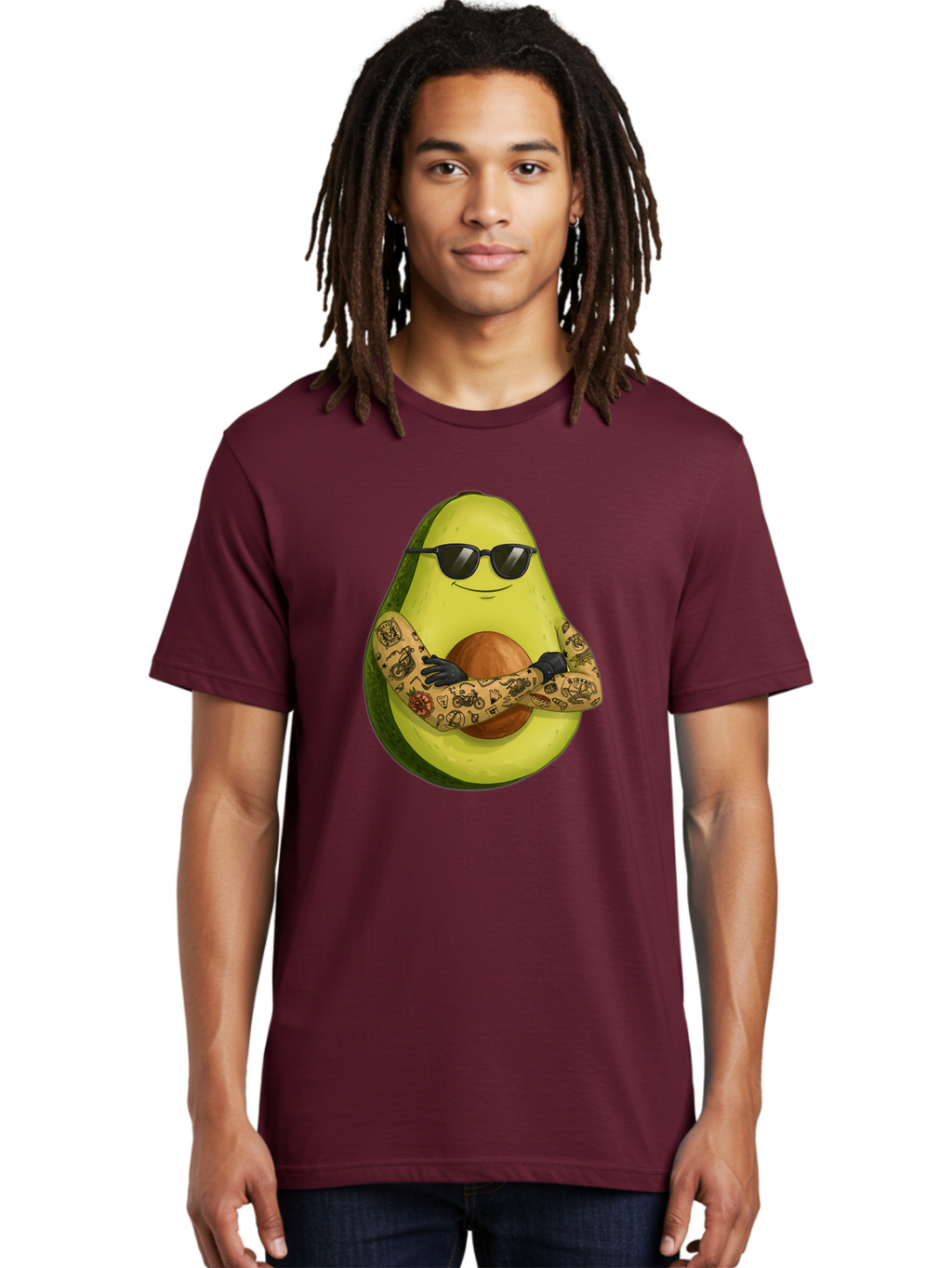 Avocado Men'S Graphic Tee, 100% Cotton, Comfortable Casual Summer Wear, Machine Washable, Vintage Camera, Old Camera, Antique Camera, Black Camera, Classic Photography, Photography Equipment, Nostalgic Device, Film Camera, Camera Art Baj986