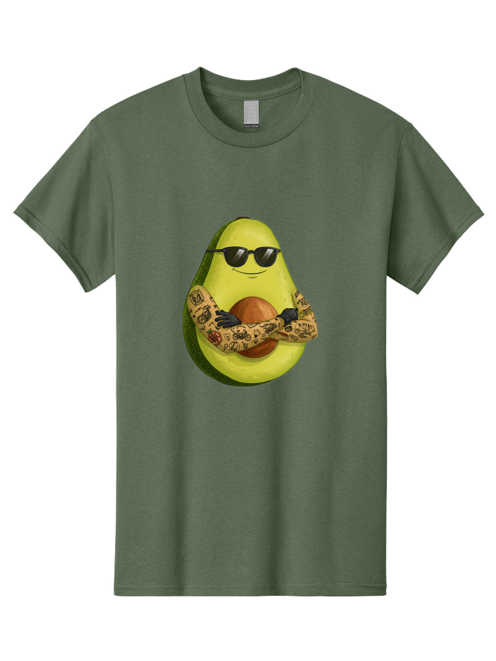 Avocado Men'S Graphic Tee, 100% Cotton, Comfortable Casual Summer Wear, Machine Washable, Vintage Camera, Old Camera, Antique Camera, Black Camera, Classic Photography, Photography Equipment, Nostalgic Device, Film Camera, Camera Art Baj986