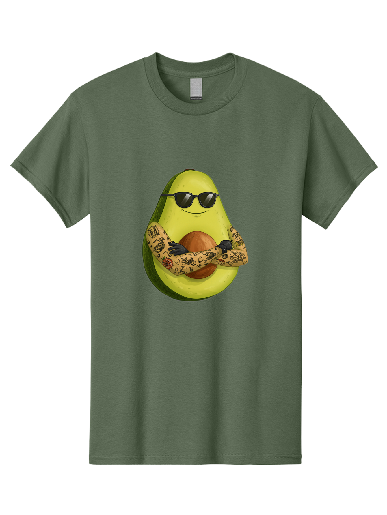 Avocado Men'S Graphic Tee, 100% Cotton, Comfortable Casual Summer Wear, Machine Washable, Vintage Camera, Old Camera, Antique Camera, Black Camera, Classic Photography, Photography Equipment, Nostalgic Device, Film Camera, Camera Art Baj986