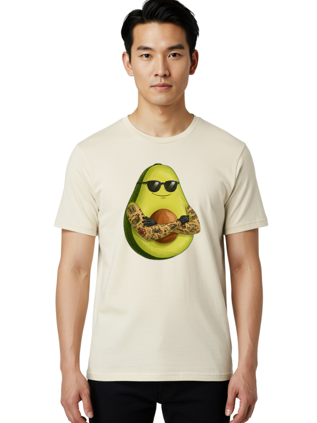 Avocado Men'S Graphic Tee, 100% Cotton, Comfortable Casual Summer Wear, Machine Washable, Vintage Camera, Old Camera, Antique Camera, Black Camera, Classic Photography, Photography Equipment, Nostalgic Device, Film Camera, Camera Art Baj986