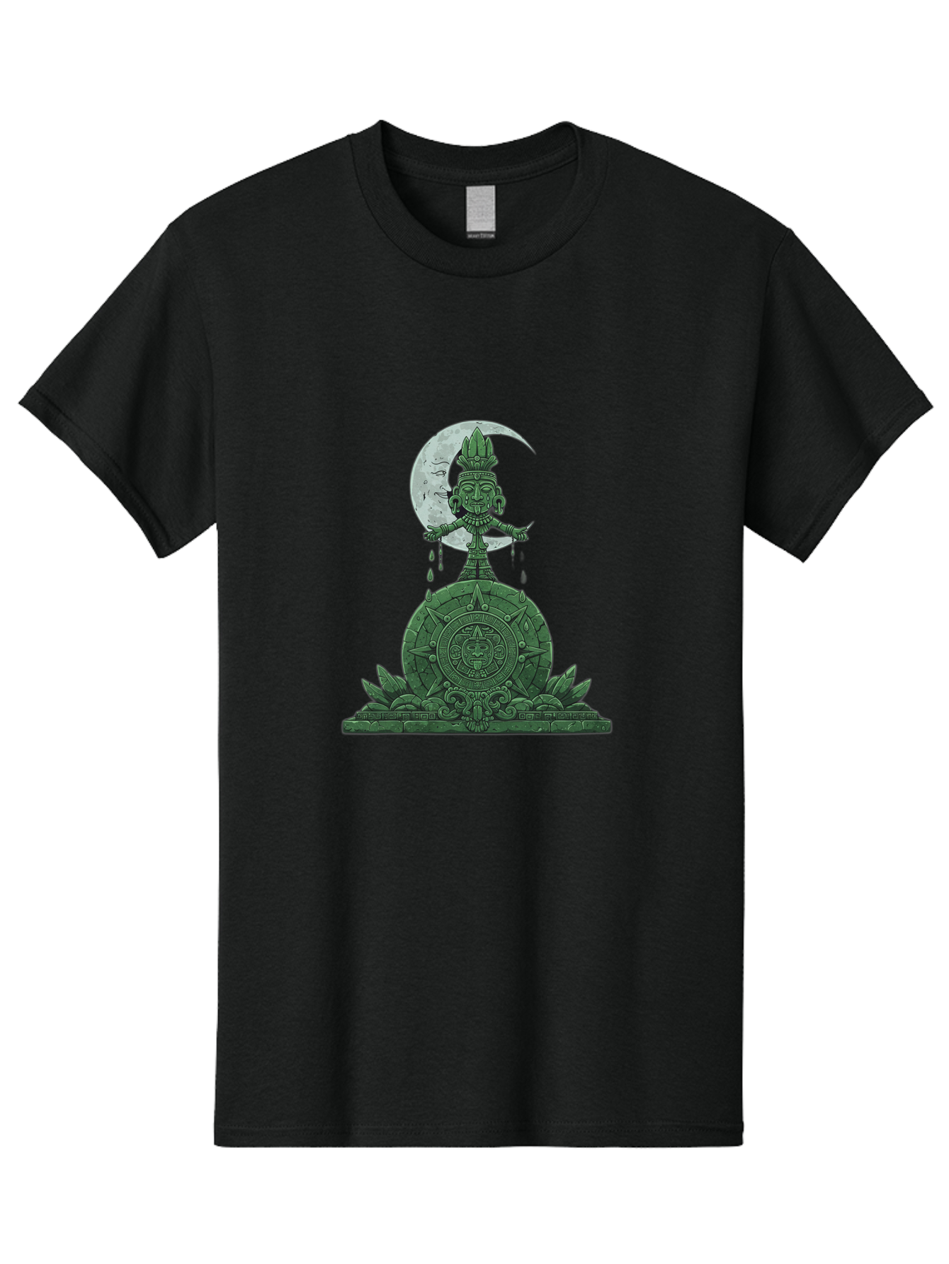 Aztec-Calendar-Statue Men'S Graphic Tee, 100% Cotton, Comfortable Casual Summer Wear, Machine Washable, Vintage Camera, Old Camera, Antique Camera, Black Camera, Classic Photography, Photography Equipment, Nostalgic Device, Film Camera, Baj988