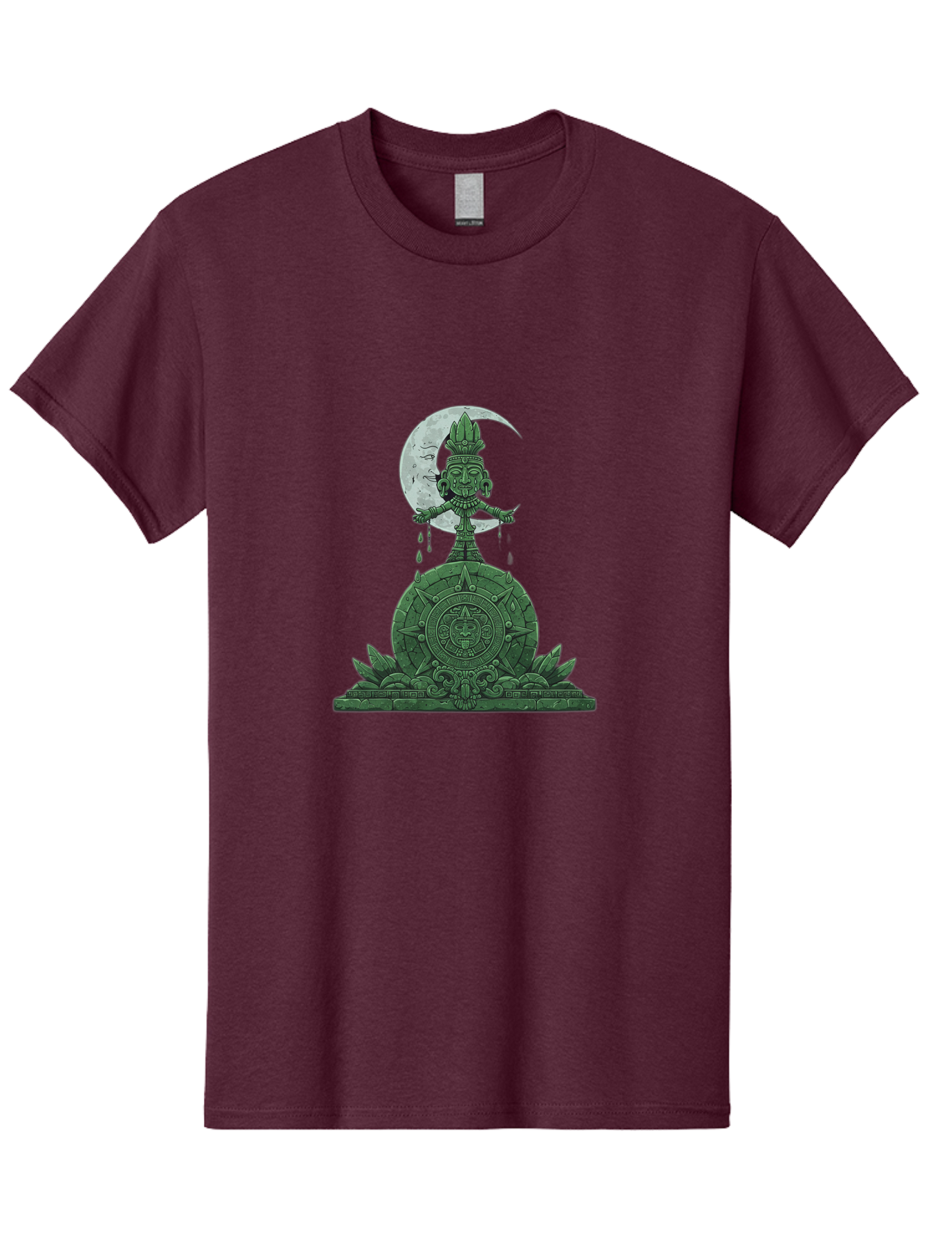 Aztec-Calendar-Statue Men'S Graphic Tee, 100% Cotton, Comfortable Casual Summer Wear, Machine Washable, Vintage Camera, Old Camera, Antique Camera, Black Camera, Classic Photography, Photography Equipment, Nostalgic Device, Film Camera, Baj988